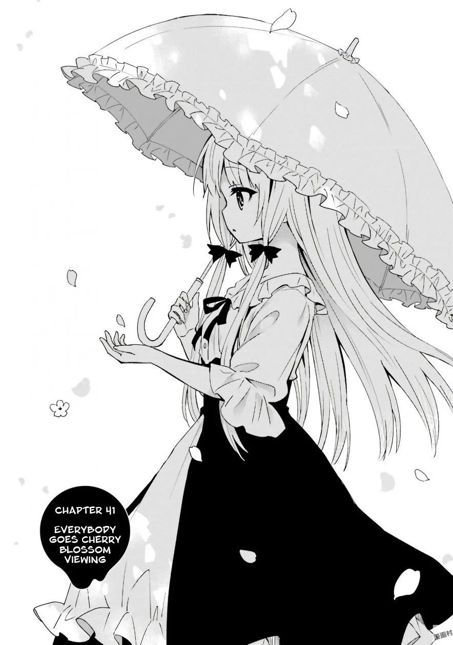 Tonari no Kyuuketsuki-san Chapter 41 page 1 - Chapter 41: Everybody Goes Cherry Blossom Viewing