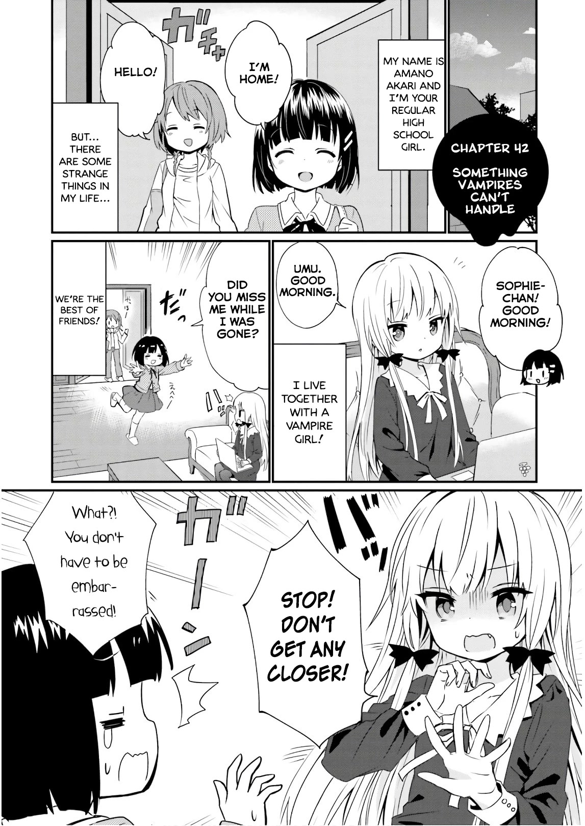 Tonari no Kyuuketsuki-san Chapter 42 page 9 - Chapter 42: Something Vampires Can't Handle