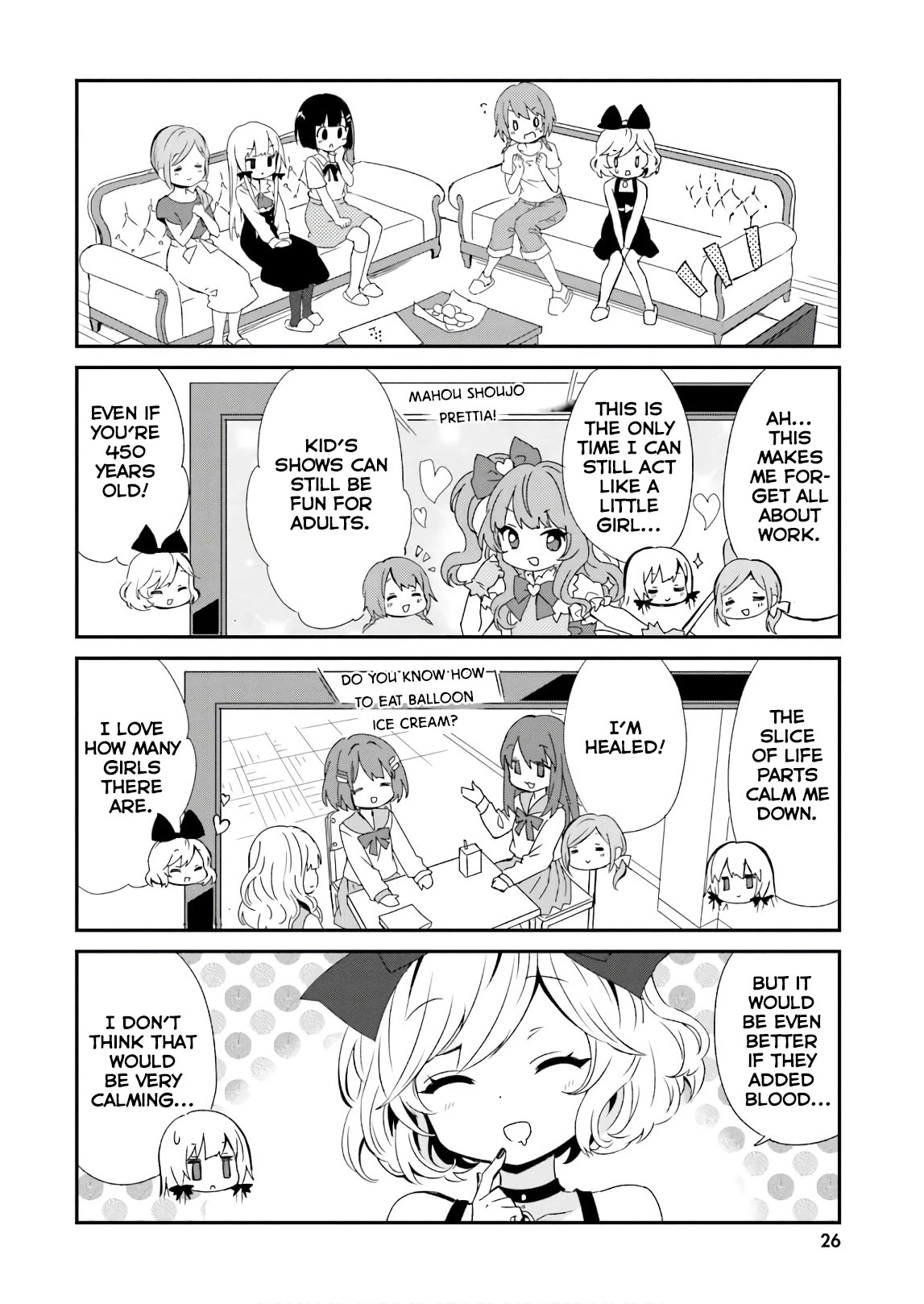 Tonari no Kyuuketsuki-san Chapter 44 page 2 - Chapter 44: Vampires and the Anime Watch Party