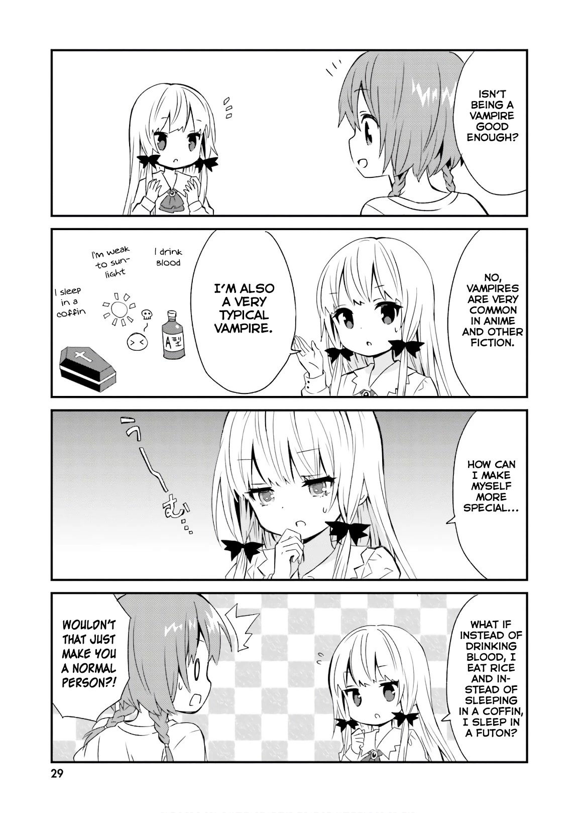 Tonari no Kyuuketsuki-san Chapter 44 page 5 - Chapter 44: Vampires and the Anime Watch Party