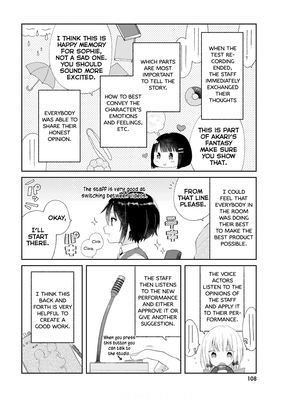 Tonari no Kyuuketsuki-san Chapter 46.2 page 6 - Chapter 46.2: Dubbing Report