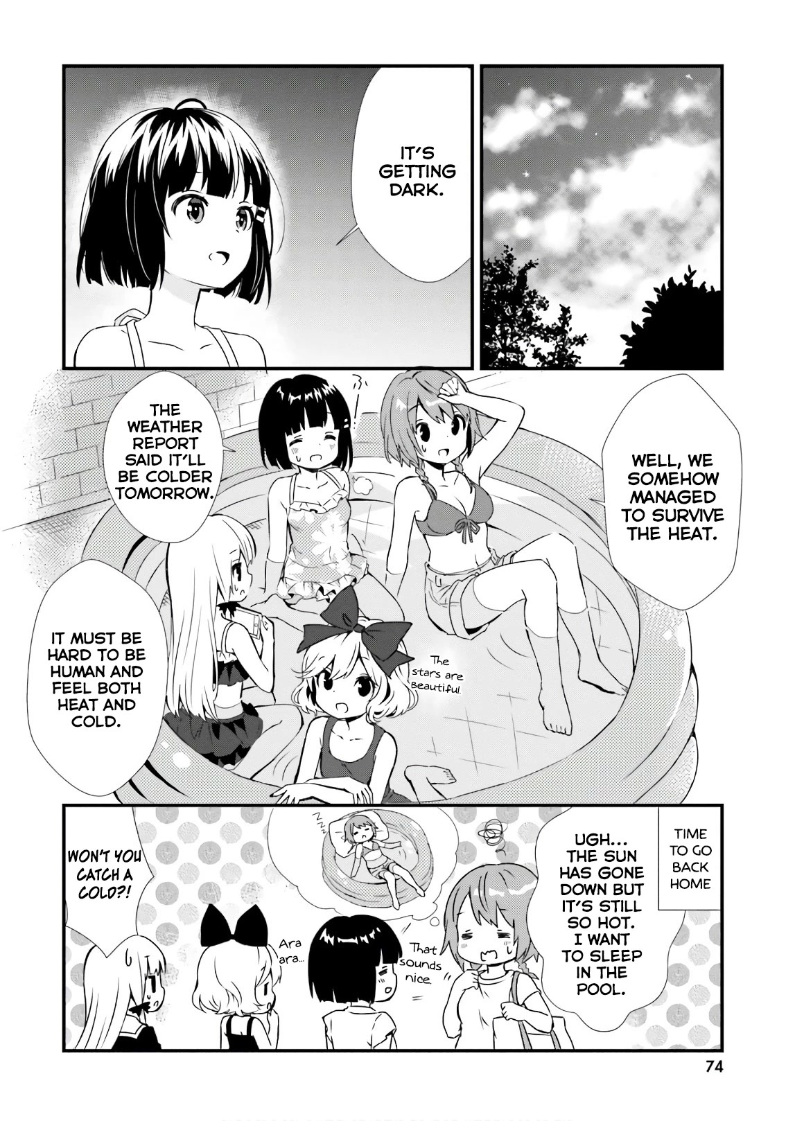 Tonari no Kyuuketsuki-san Chapter 46 page 14 - Chapter 46: How to Survive Intense Heat