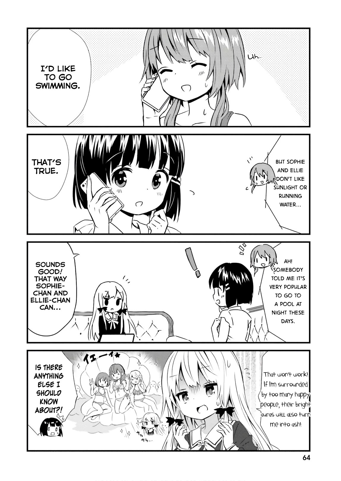 Tonari no Kyuuketsuki-san Chapter 46 page 4 - Chapter 46: How to Survive Intense Heat