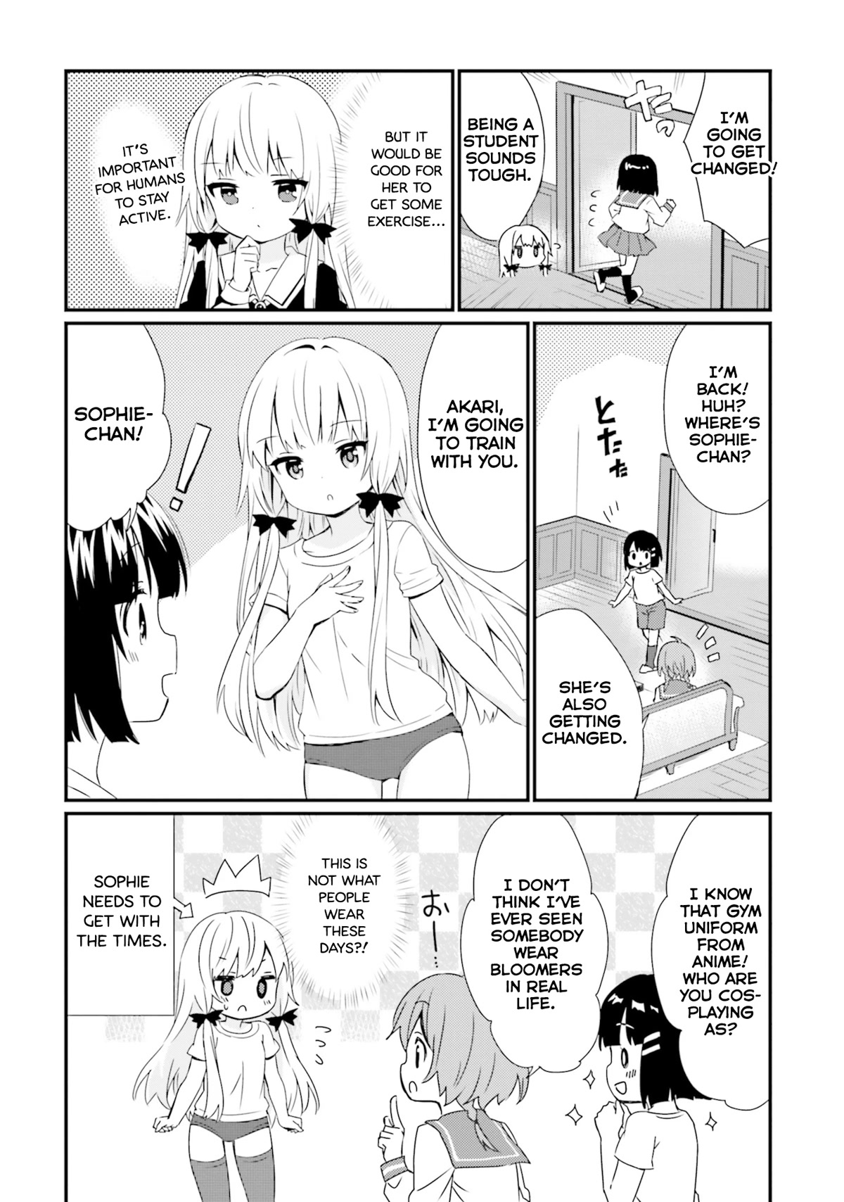 Tonari no Kyuuketsuki-san Chapter 48 page 4 - Chapter 48: Akari and the School Run