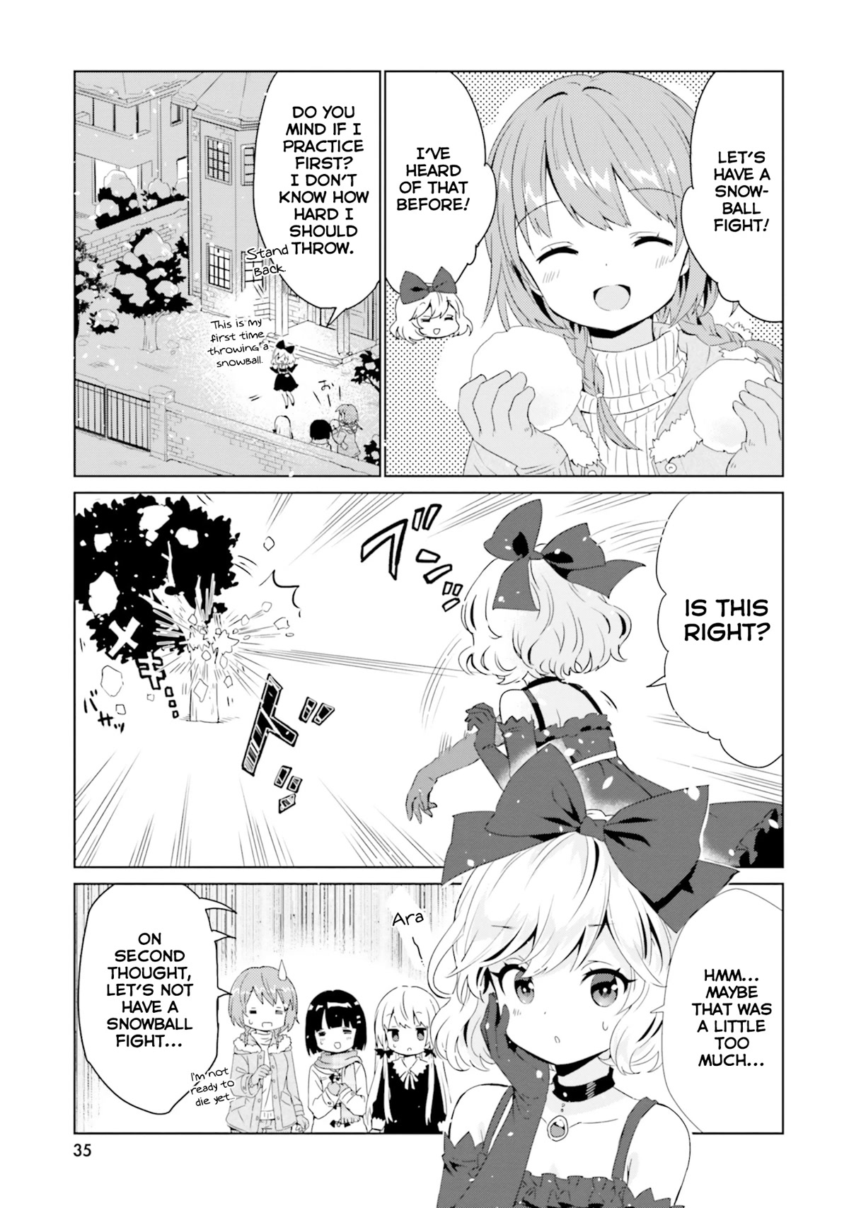 Tonari no Kyuuketsuki-san Chapter 50 page 3 - Chapter 50: Snow Day