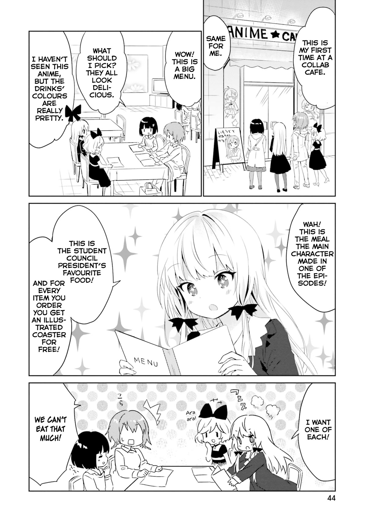 Tonari no Kyuuketsuki-san Chapter 51 page 4 - Chapter 51: Let's Go to a Collab Cafe!