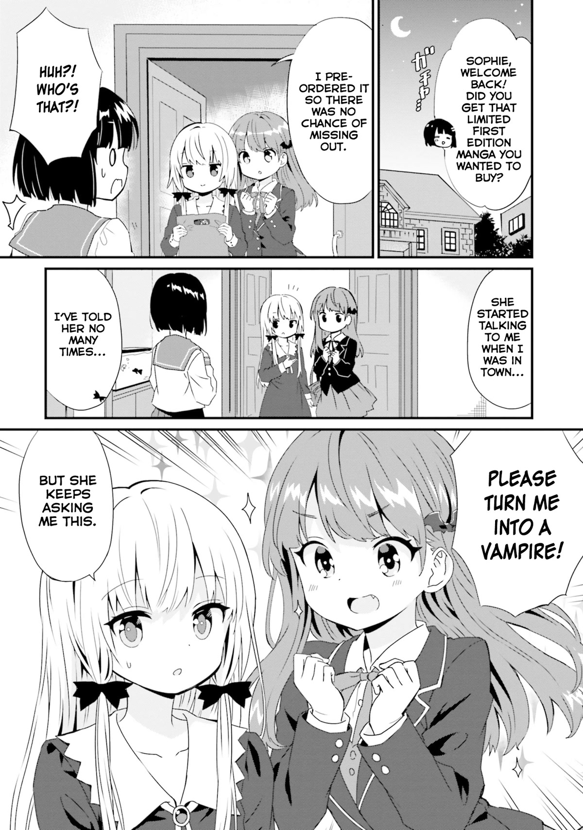 Tonari no Kyuuketsuki-san Chapter 53 page 2 - Chapter 53: I Want to Become a Vampire!