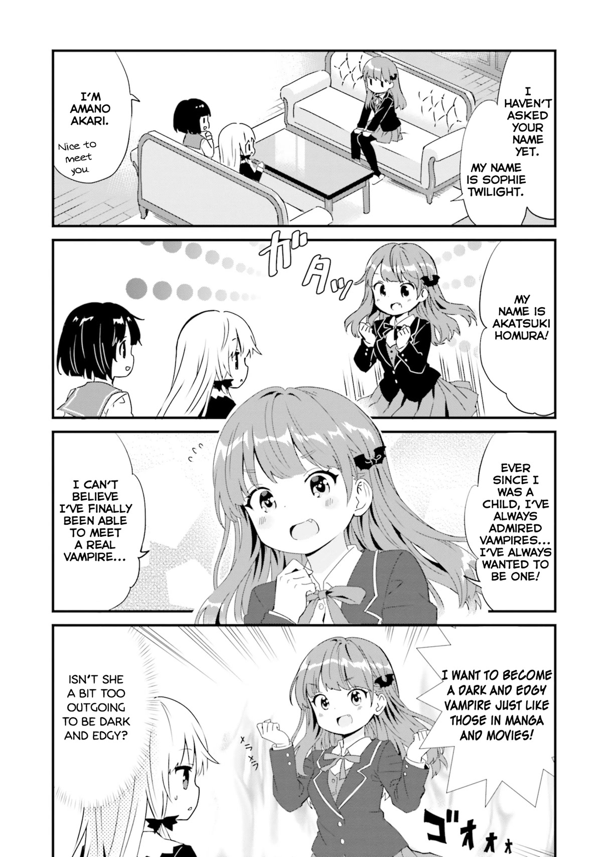 Tonari no Kyuuketsuki-san Chapter 53 page 3 - Chapter 53: I Want to Become a Vampire!