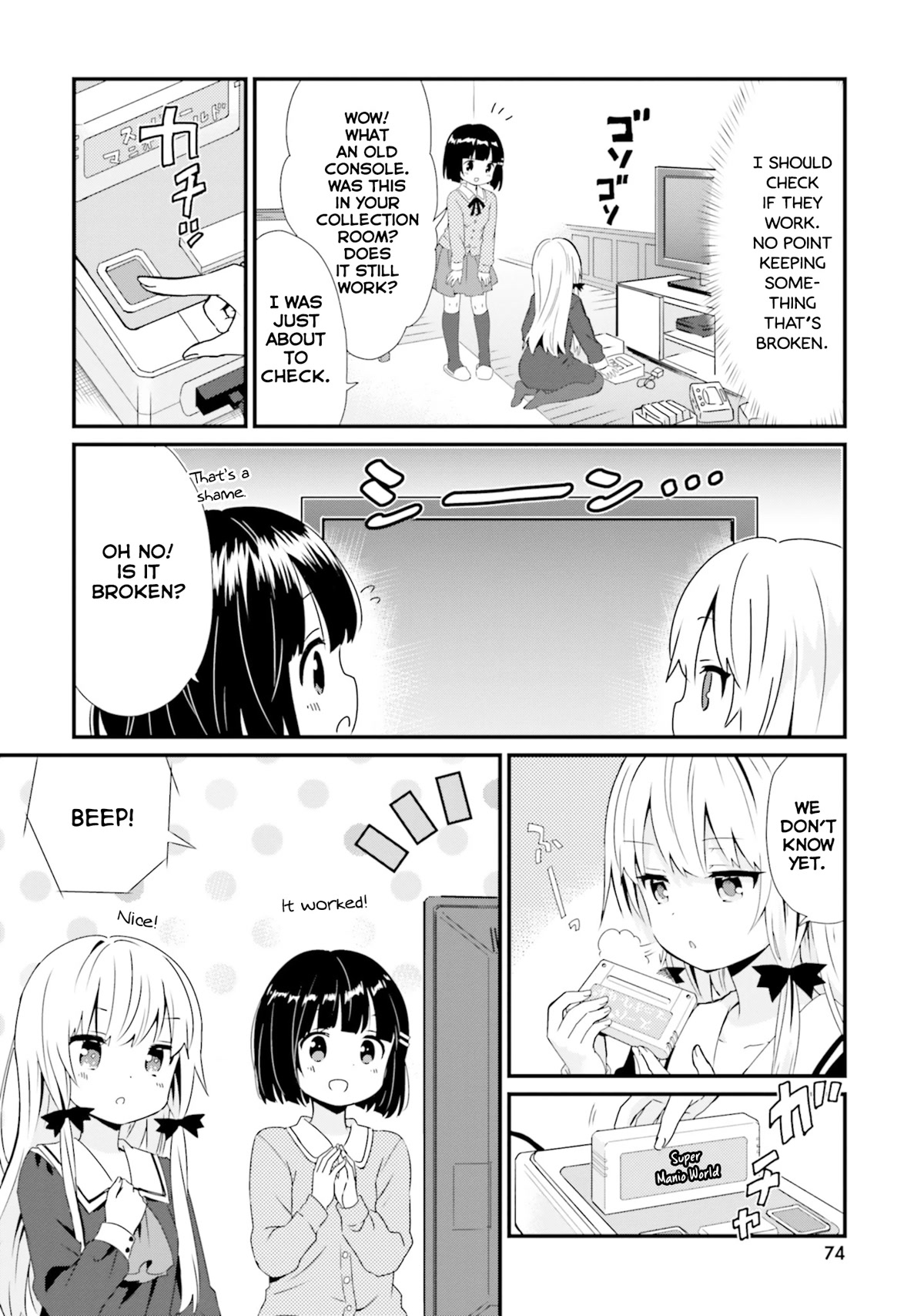 Tonari no Kyuuketsuki-san Chapter 54 page 4 - Chapter 54: Sophie and Retro Games