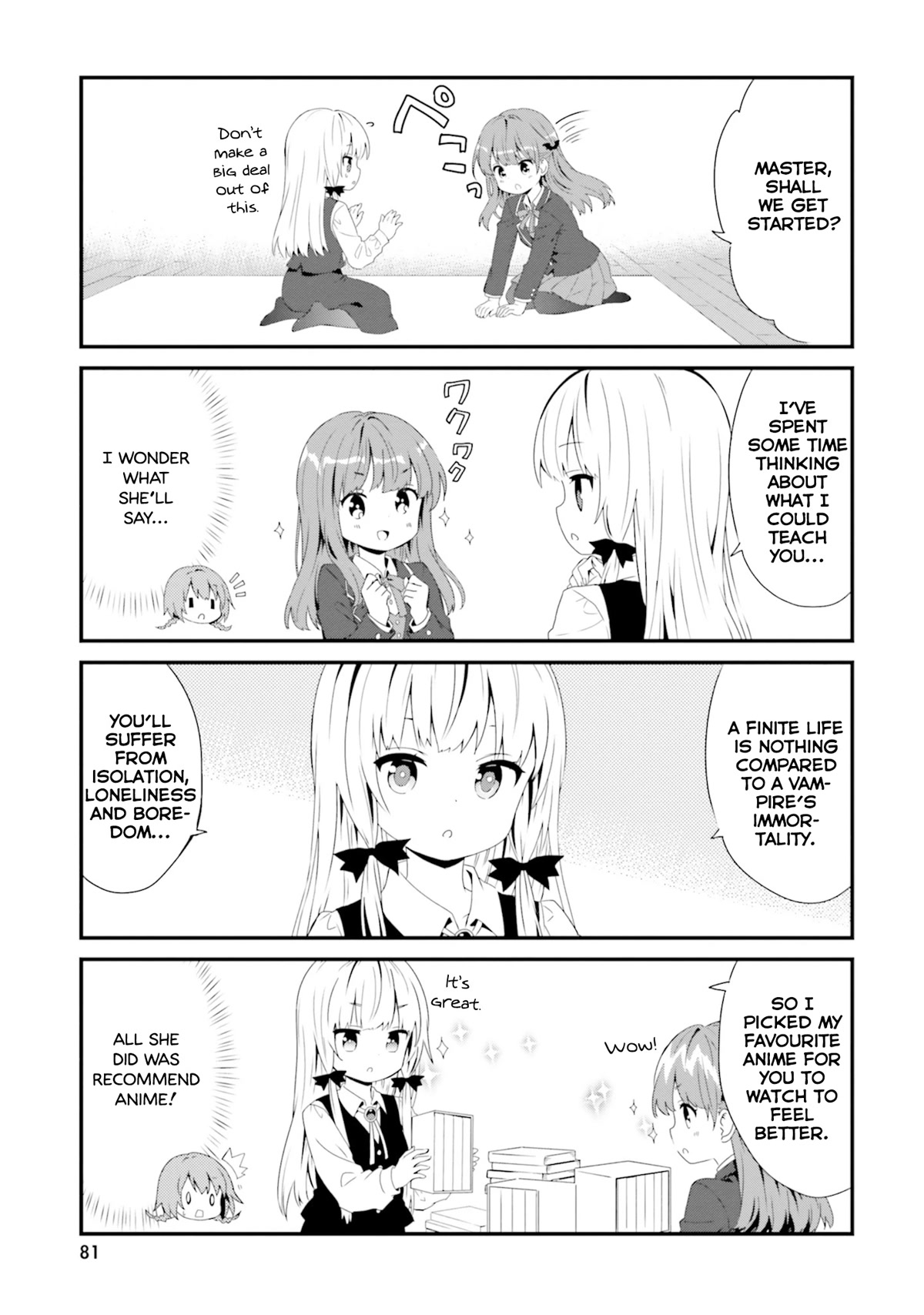 Tonari no Kyuuketsuki-san Chapter 55 page 3 - Chapter 55: Akari and Homura