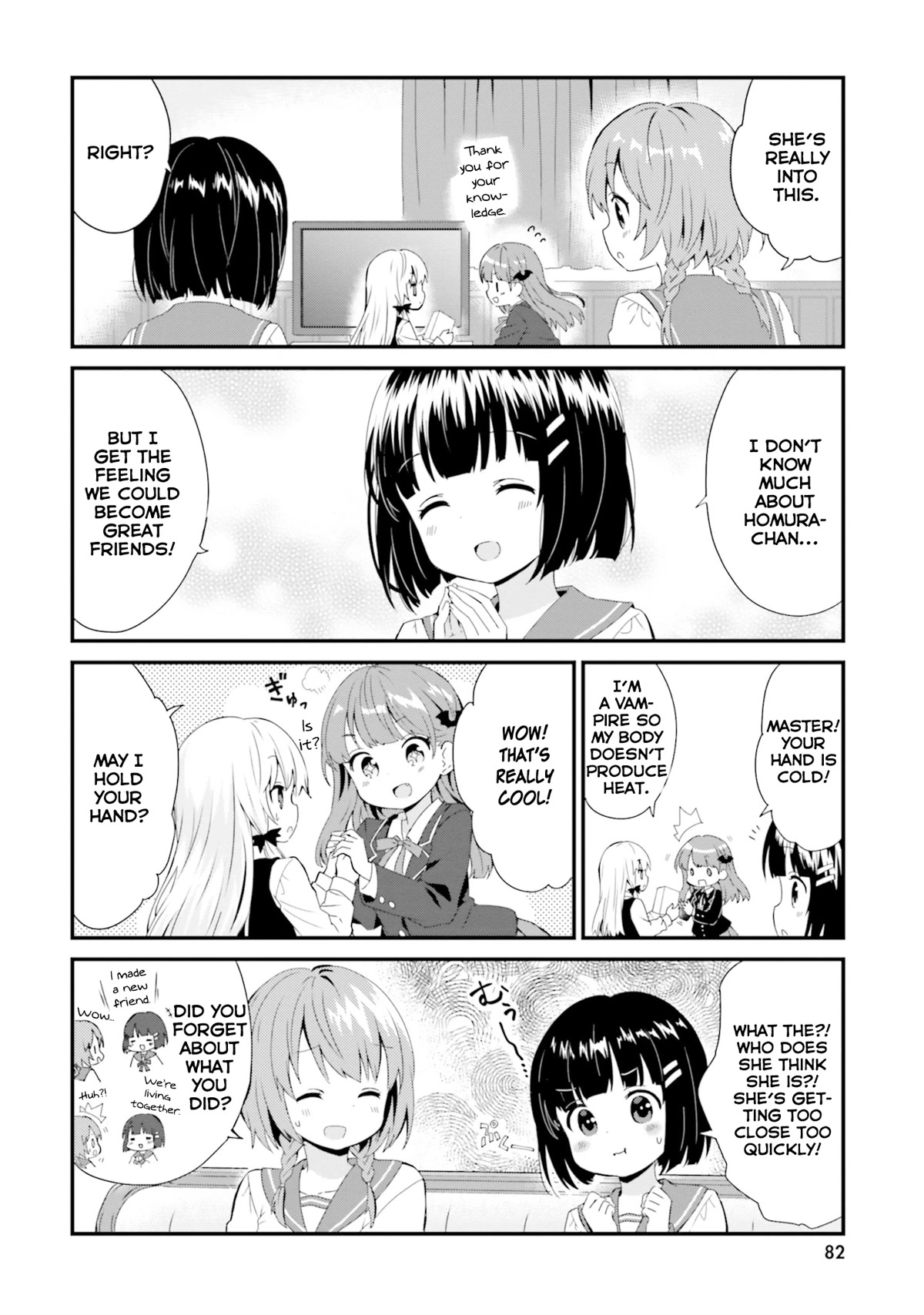 Tonari no Kyuuketsuki-san Chapter 55 page 4 - Chapter 55: Akari and Homura