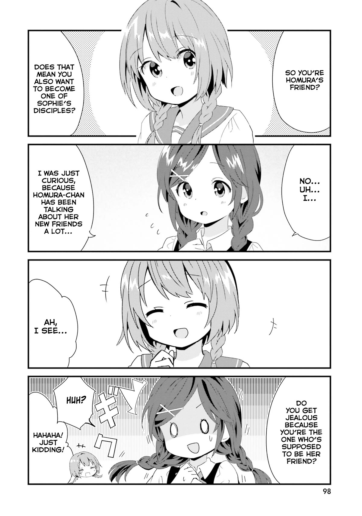 Tonari no Kyuuketsuki-san Chapter 56 page 8 - Chapter 56: Homura's Friend