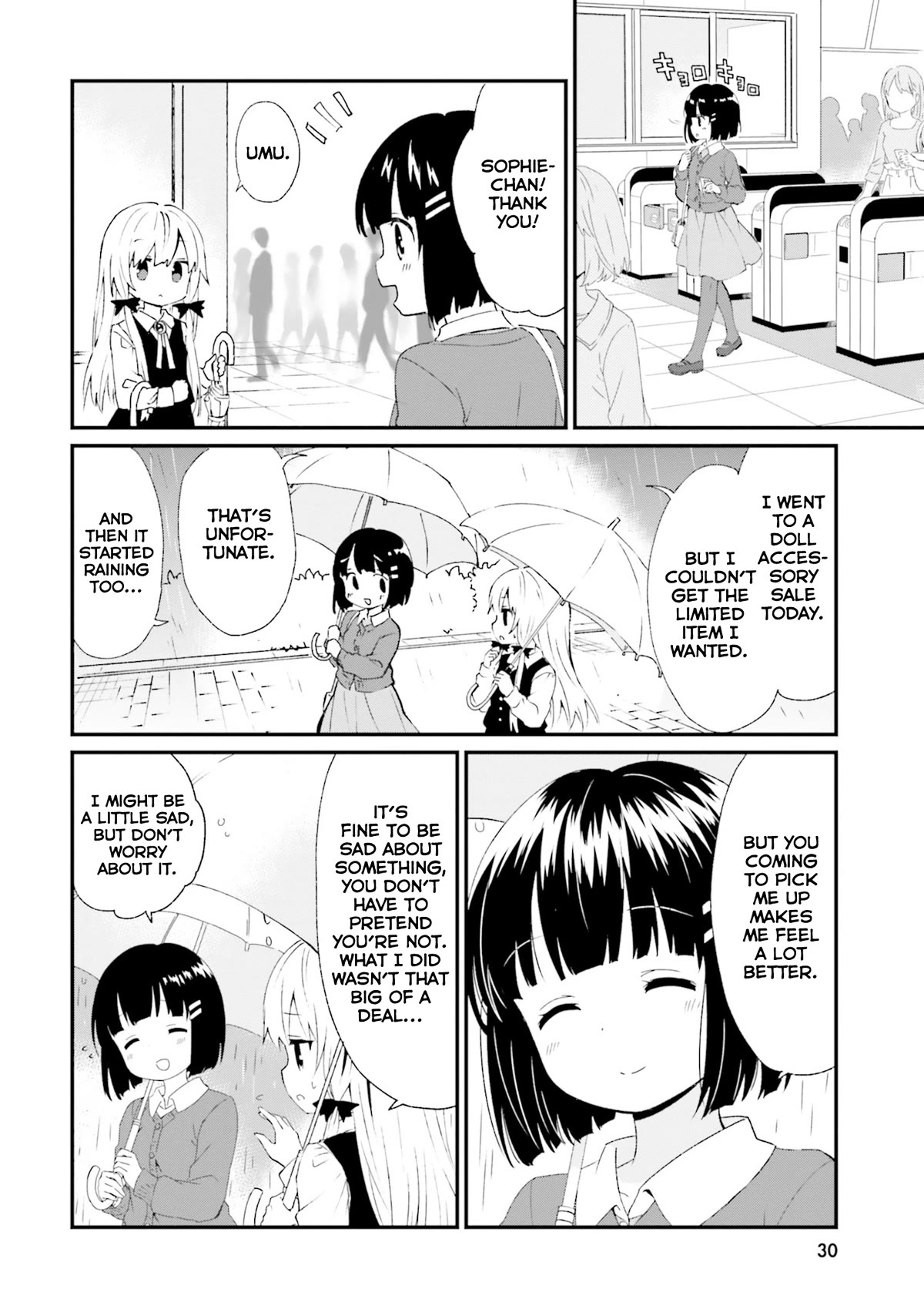 Tonari no Kyuuketsuki-san Chapter 63 page 4 - Chapter 63: Rainy Day