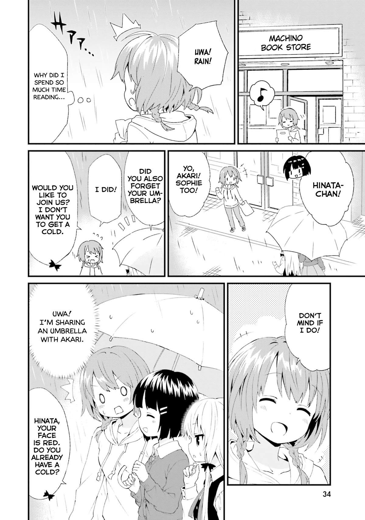 Tonari no Kyuuketsuki-san Chapter 63 page 8 - Chapter 63: Rainy Day