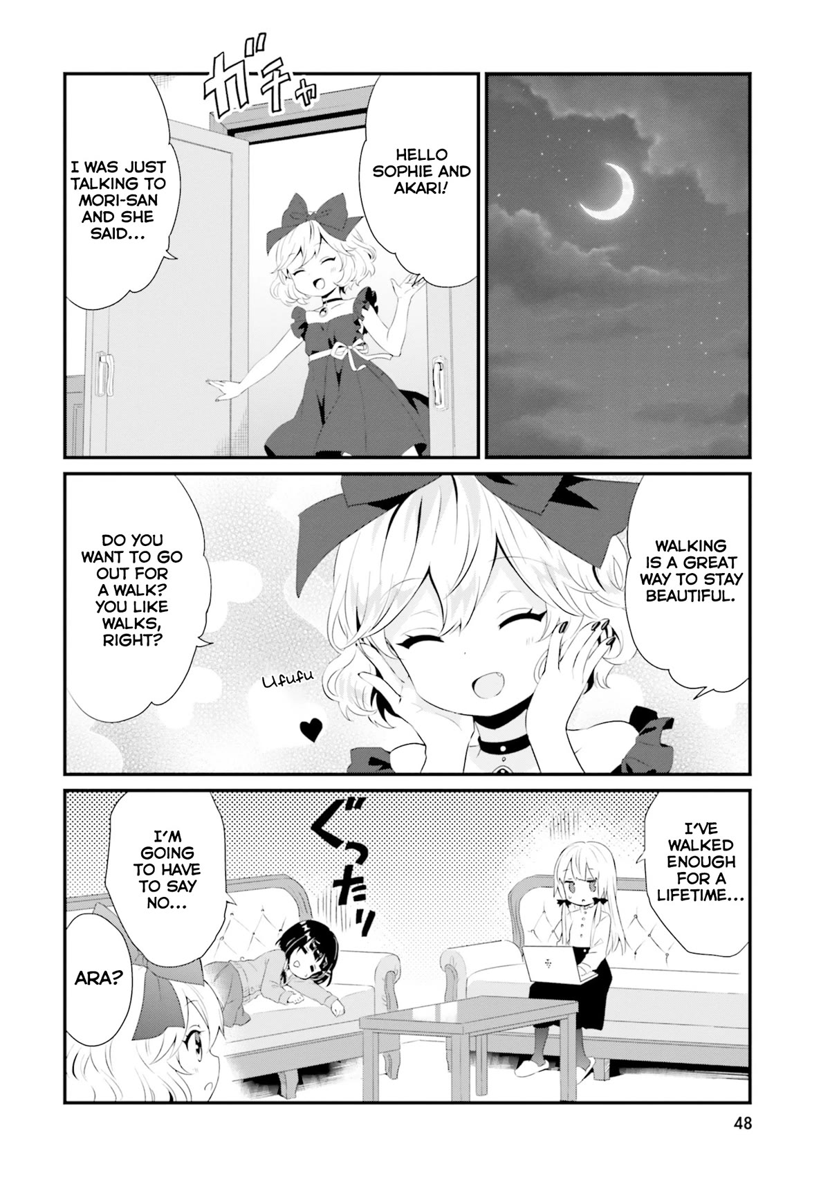 Tonari no Kyuuketsuki-san Chapter 64 page 10 - Chapter 64: Vampires and the Walking Game