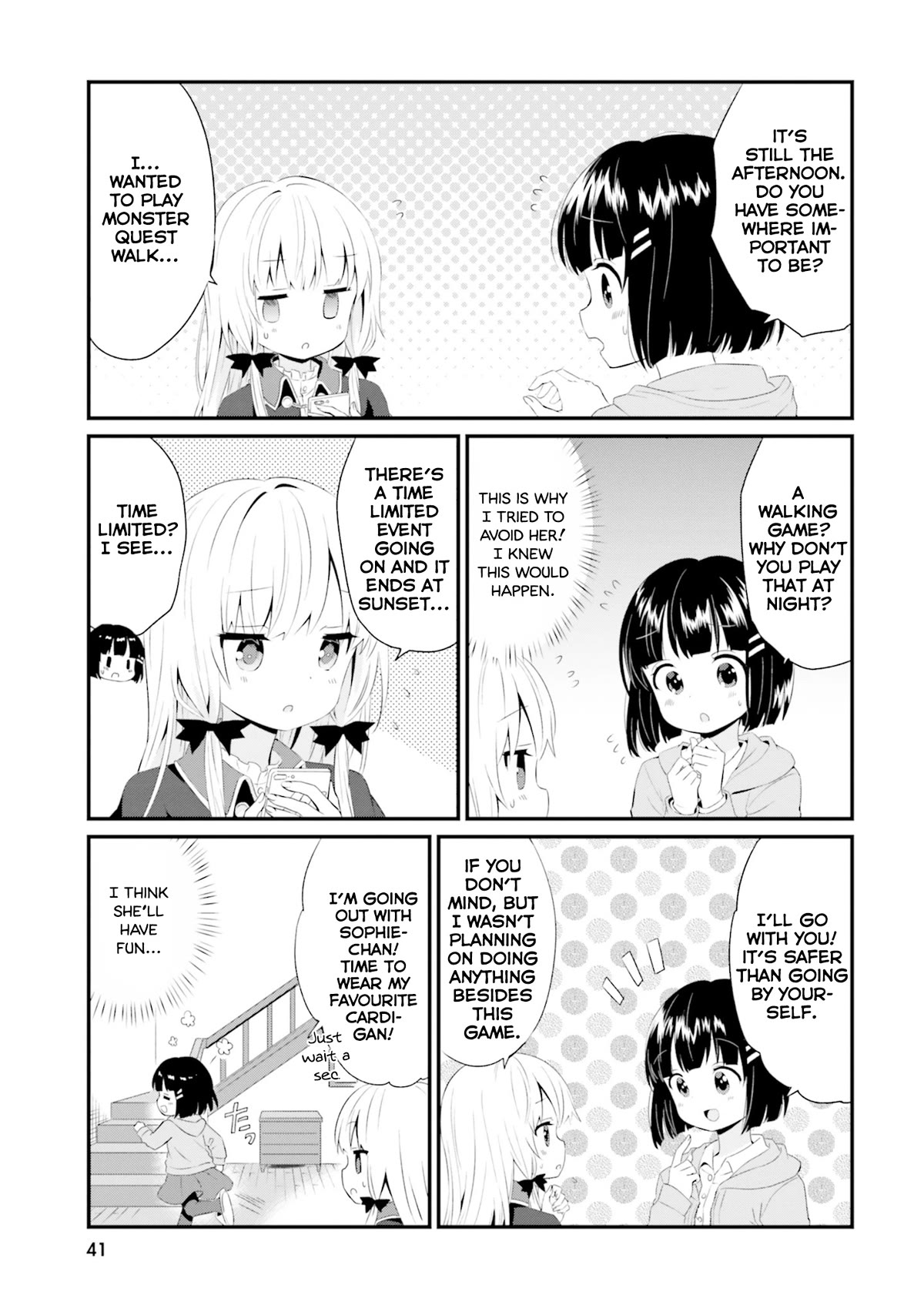 Tonari no Kyuuketsuki-san Chapter 64 page 3 - Chapter 64: Vampires and the Walking Game