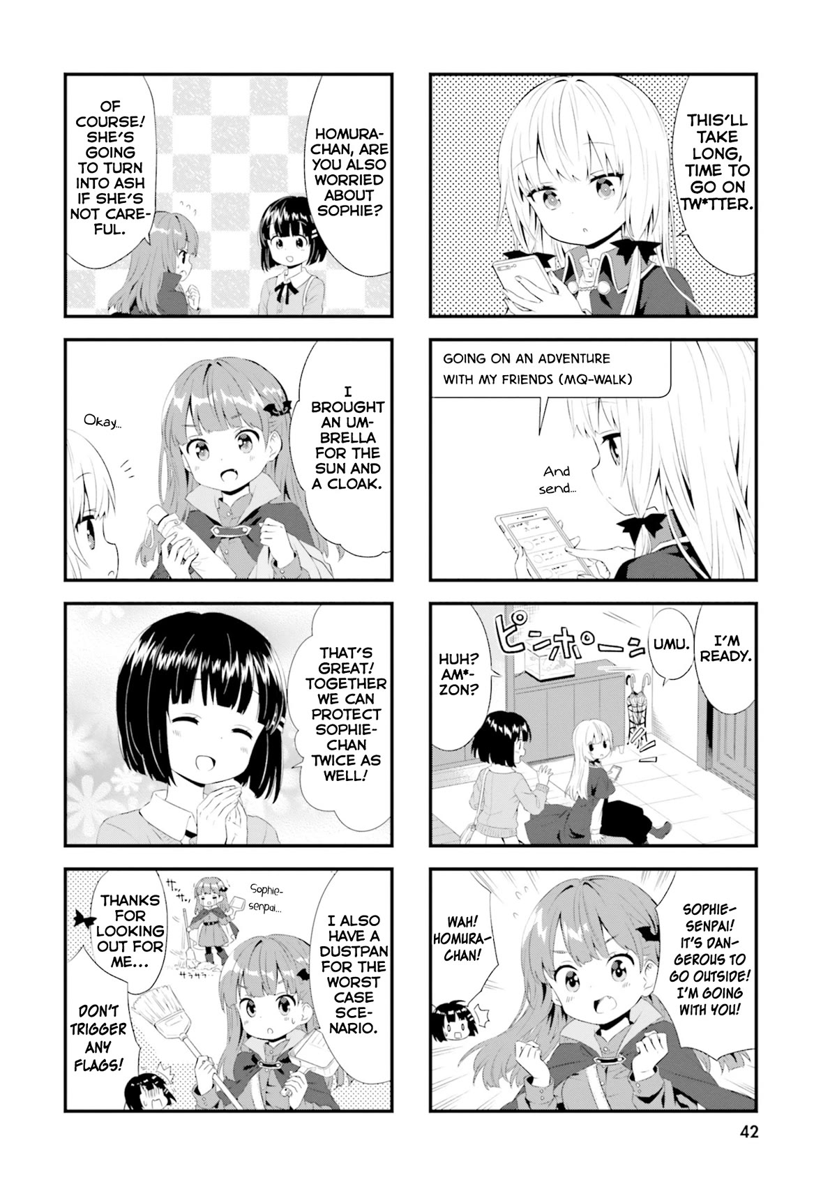 Tonari no Kyuuketsuki-san Chapter 64 page 4 - Chapter 64: Vampires and the Walking Game