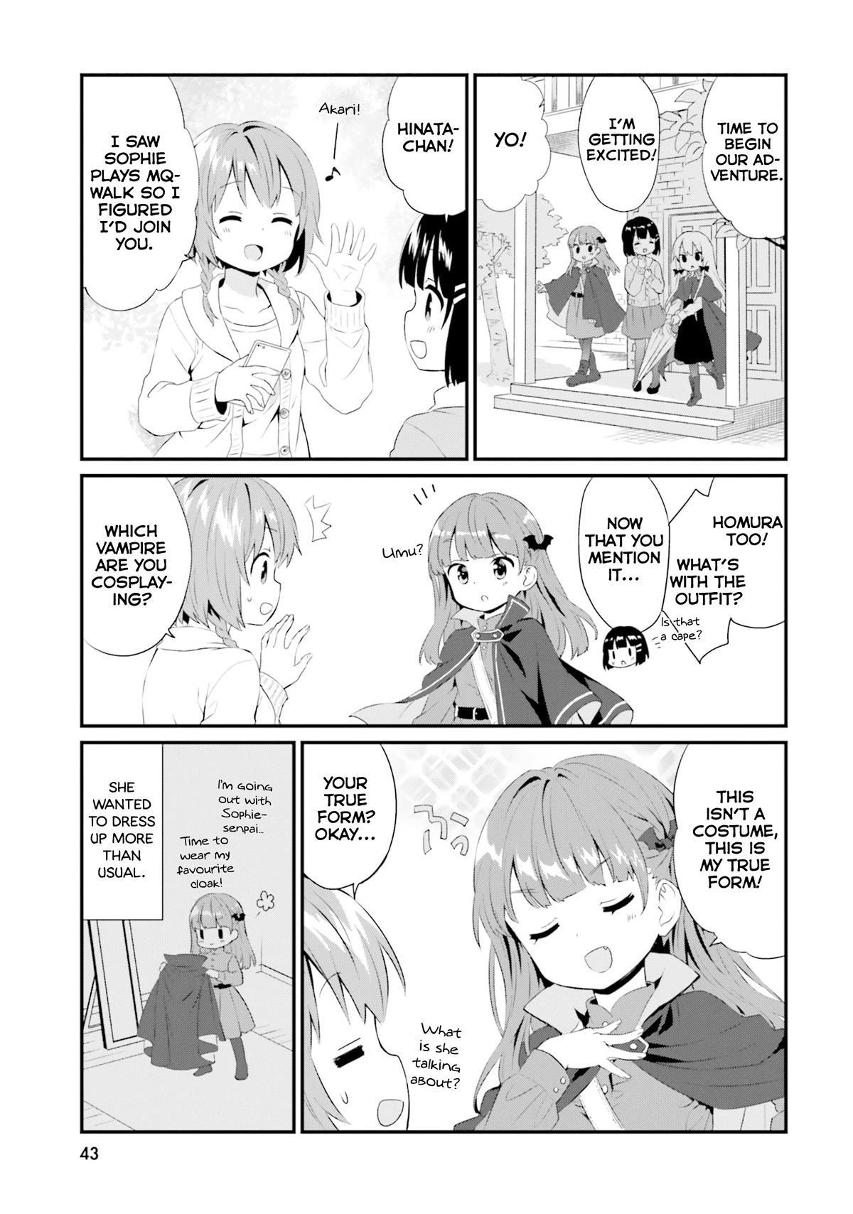 Tonari no Kyuuketsuki-san Chapter 64 page 5 - Chapter 64: Vampires and the Walking Game