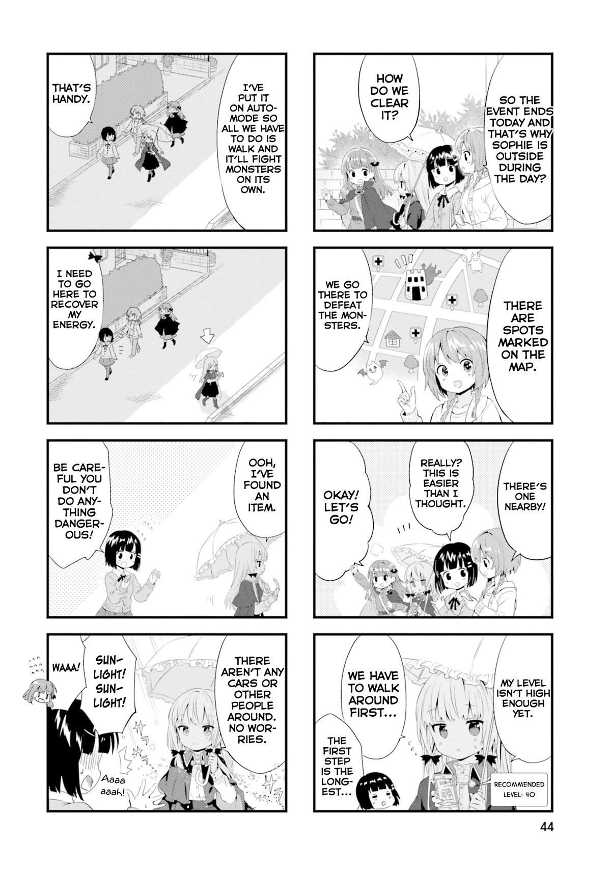Tonari no Kyuuketsuki-san Chapter 64 page 6 - Chapter 64: Vampires and the Walking Game