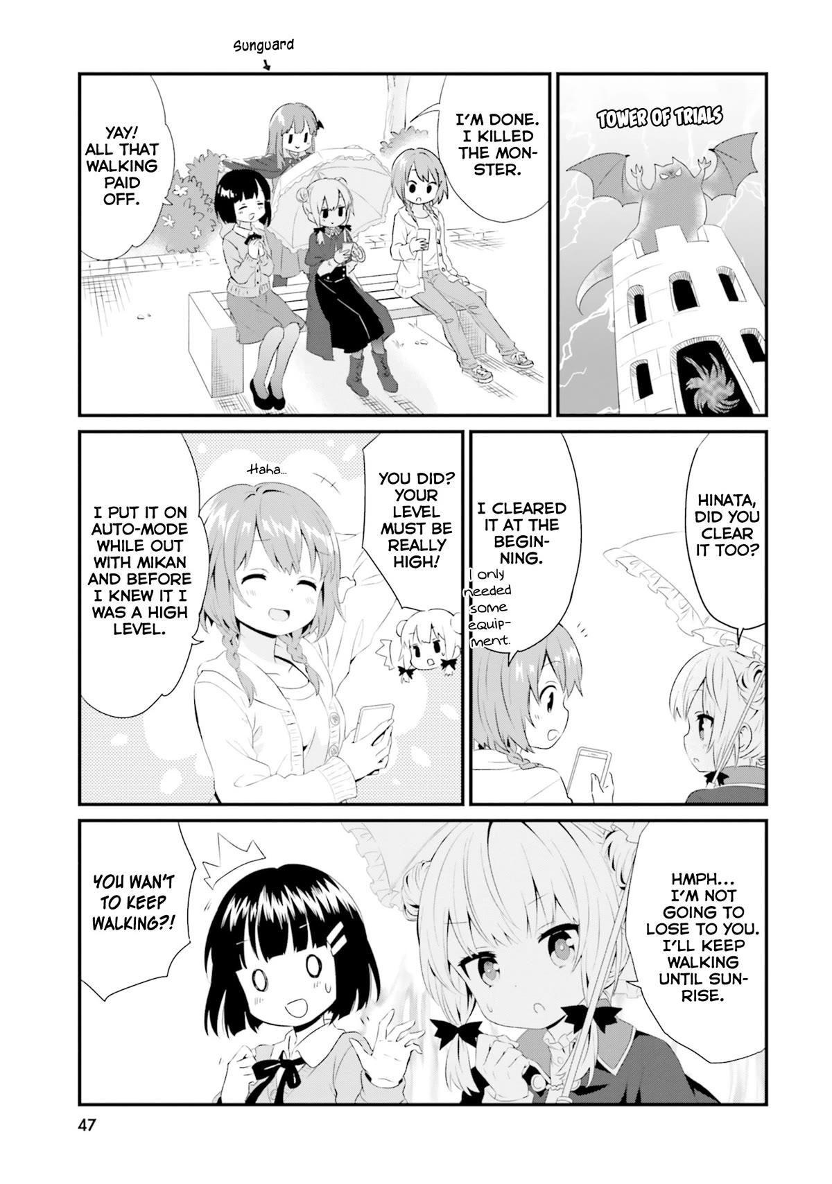 Tonari no Kyuuketsuki-san Chapter 64 page 9 - Chapter 64: Vampires and the Walking Game