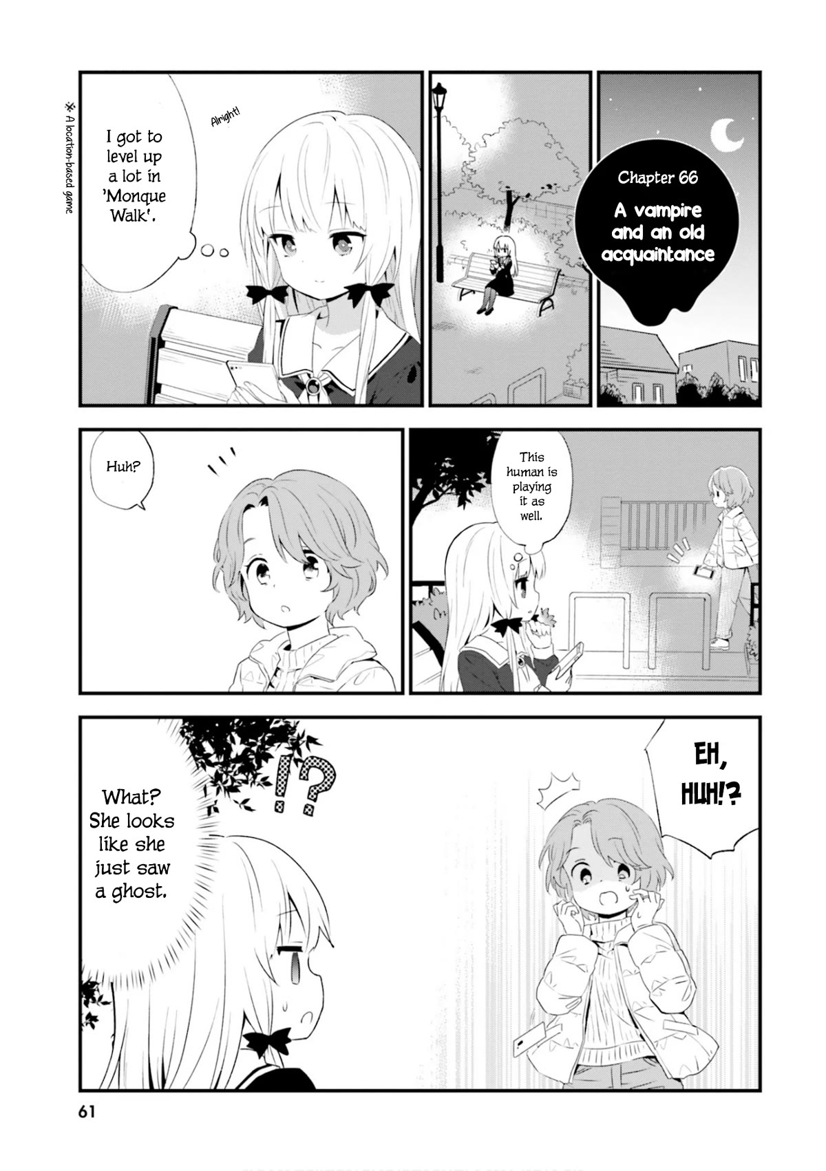 Tonari no Kyuuketsuki-san Chapter 66 page 1 - Chapter 66: A vampire and an old acquaintance