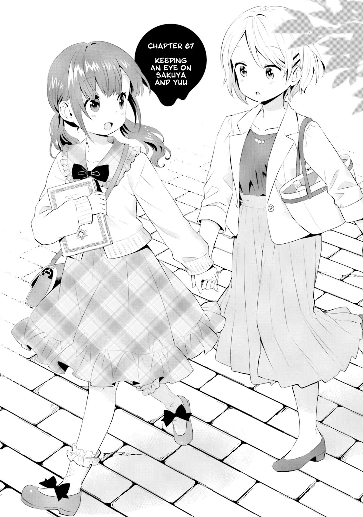 Tonari no Kyuuketsuki-san Chapter 67 page 1 - Chapter 67: Keeping an Eye on Sakuya and Yuu