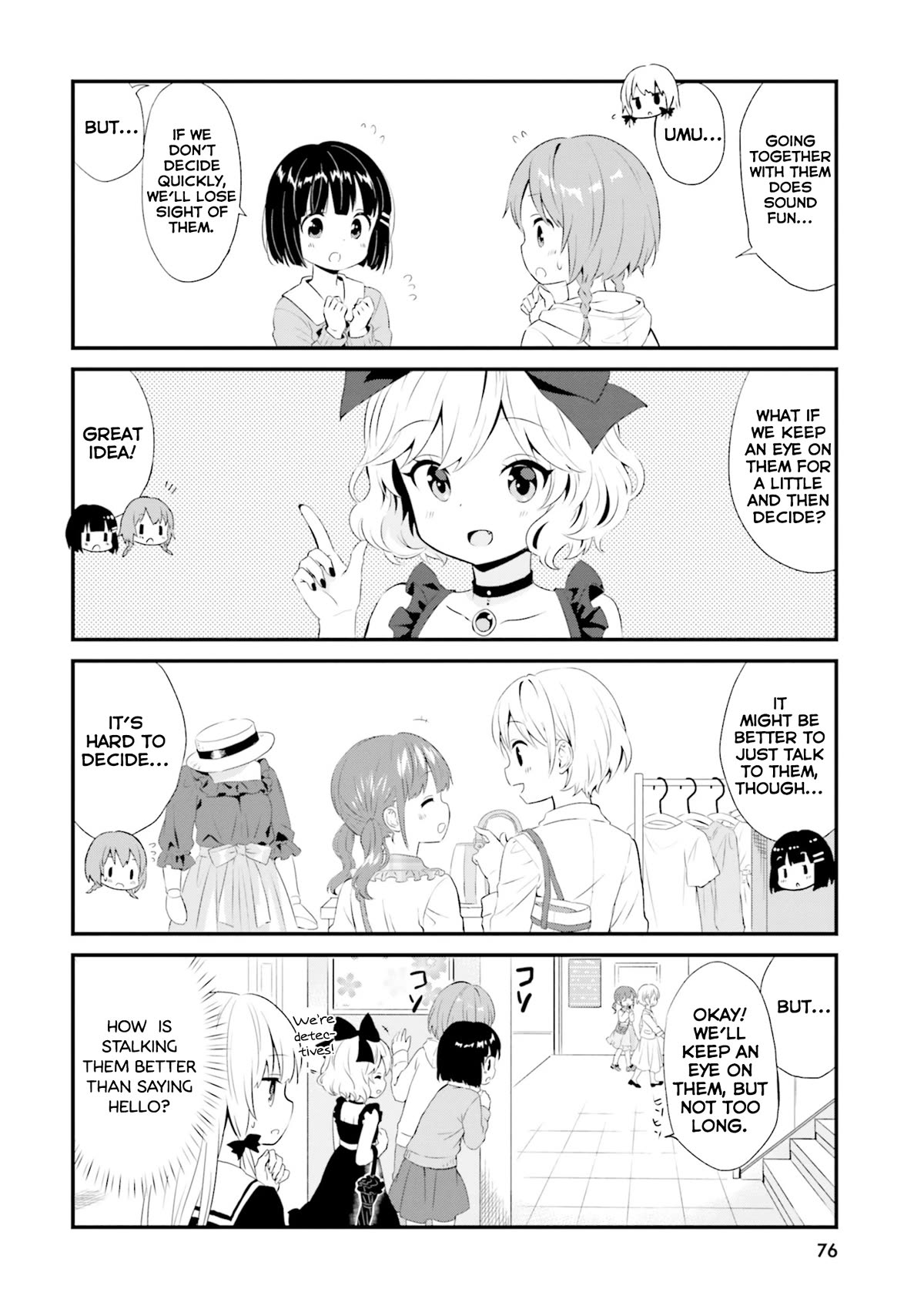 Tonari no Kyuuketsuki-san Chapter 67 page 4 - Chapter 67: Keeping an Eye on Sakuya and Yuu