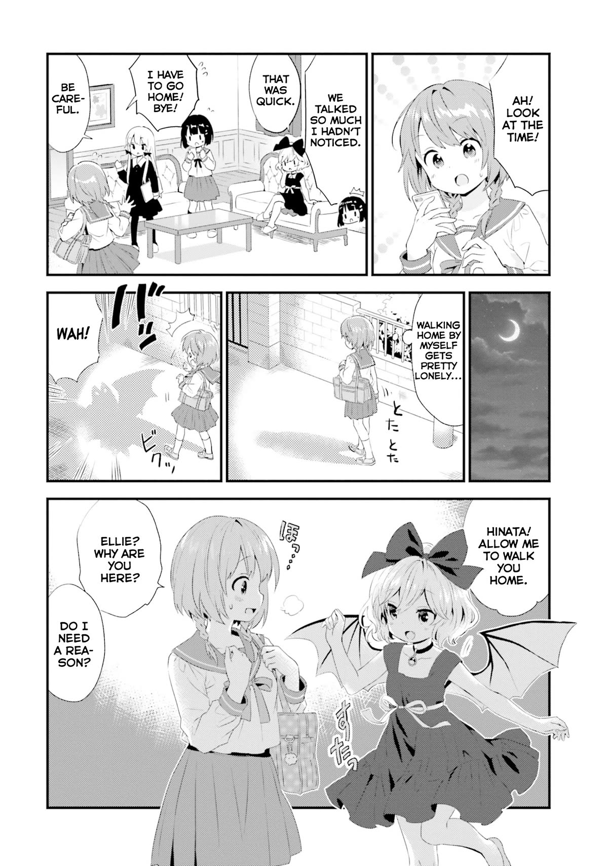 Tonari no Kyuuketsuki-san Chapter 69 page 2 - Chapter 69: Ellie, Hinata and the Dog
