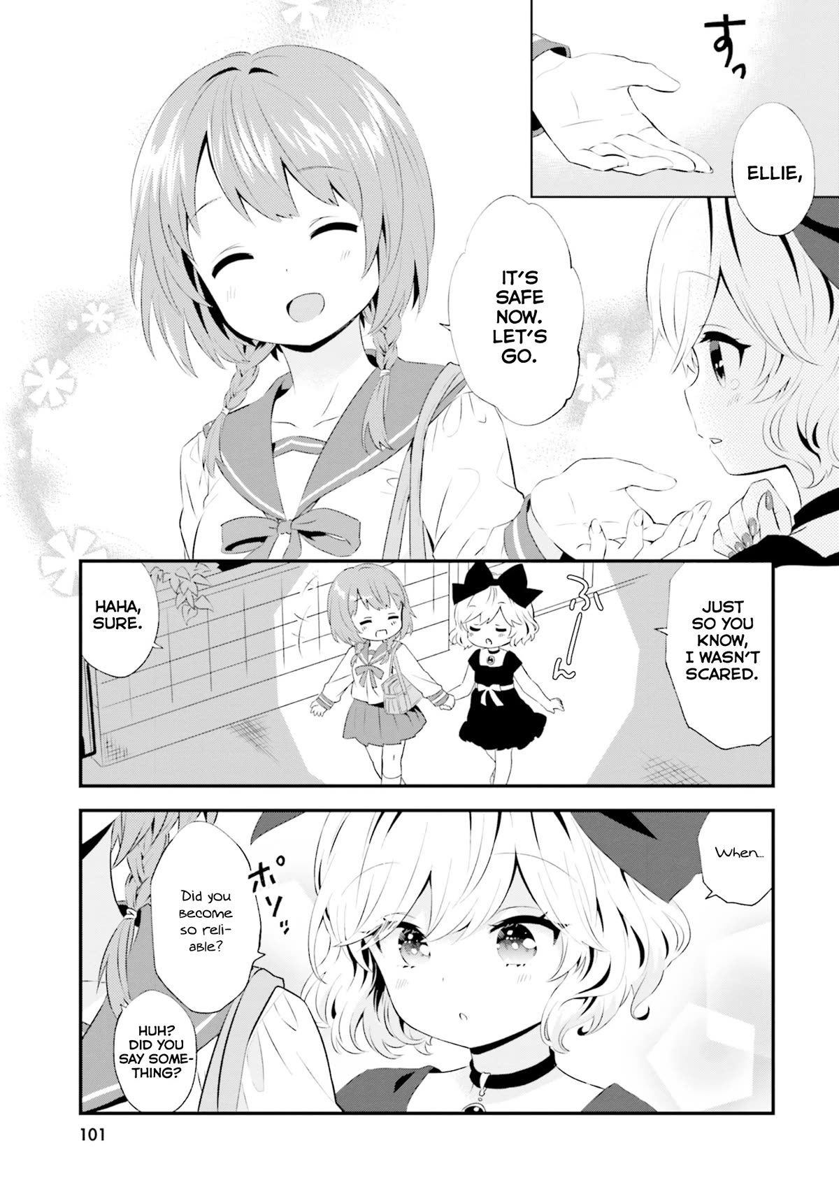 Tonari no Kyuuketsuki-san Chapter 69 page 7 - Chapter 69: Ellie, Hinata and the Dog