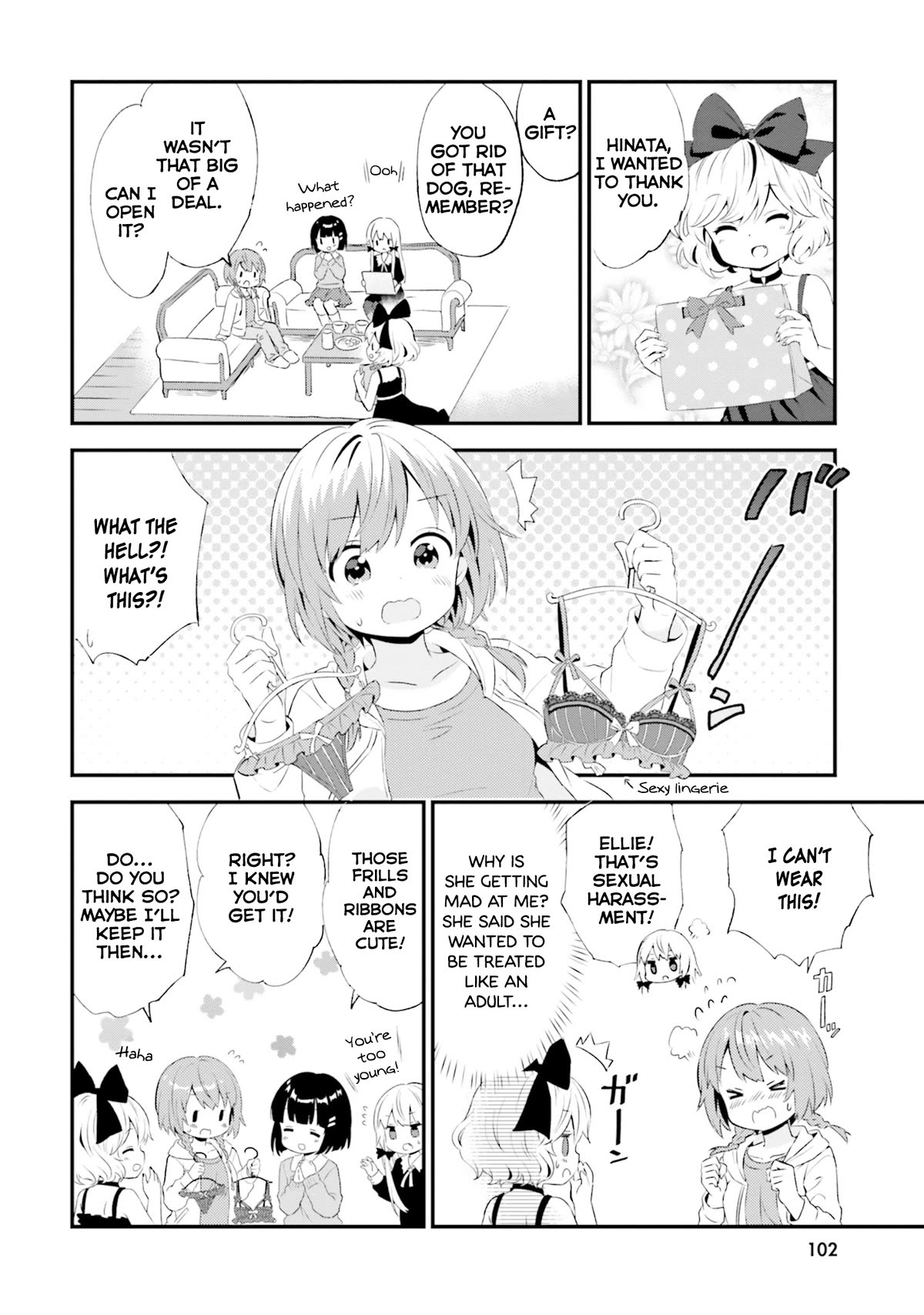 Tonari no Kyuuketsuki-san Chapter 69 page 8 - Chapter 69: Ellie, Hinata and the Dog