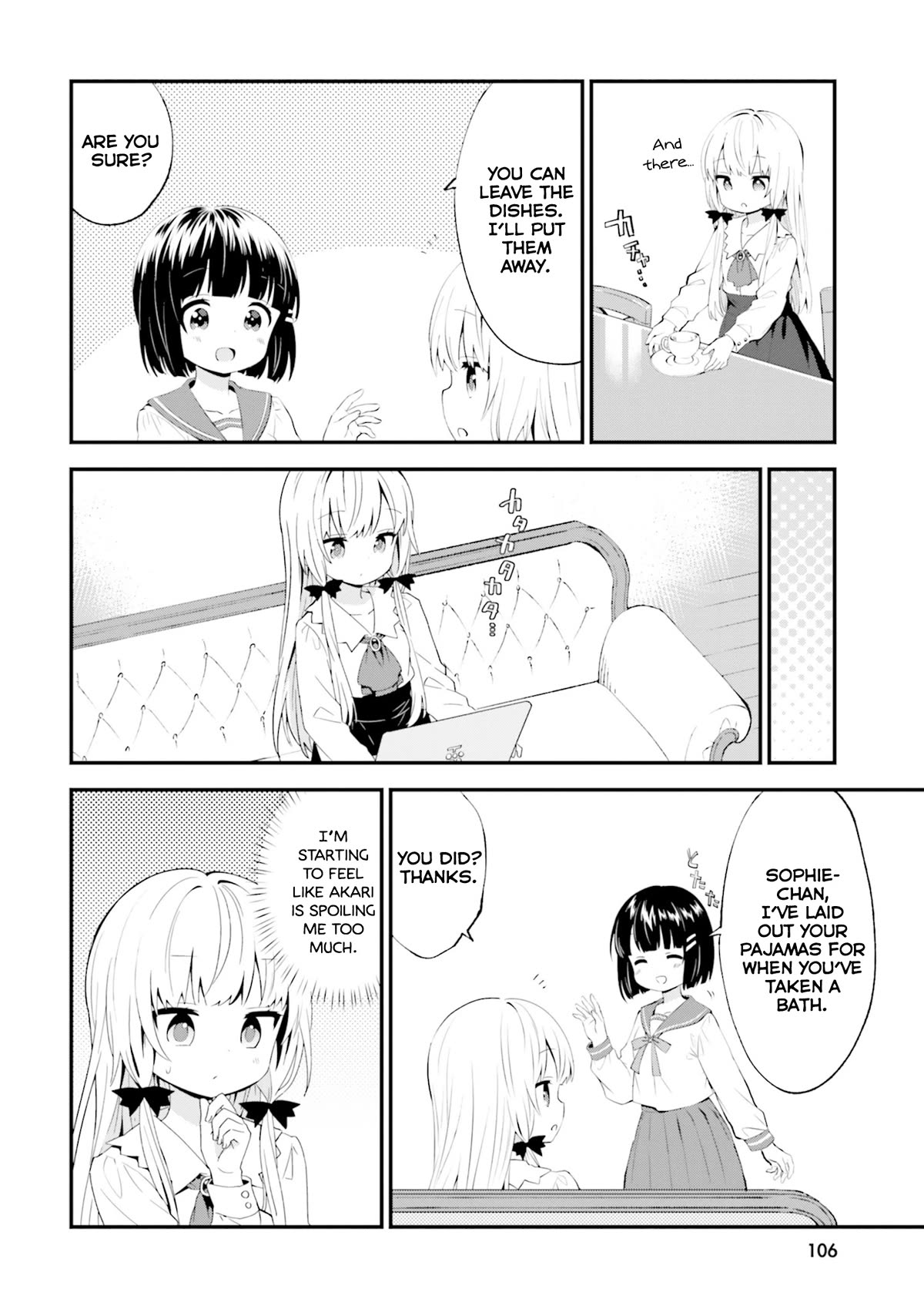 Tonari no Kyuuketsuki-san Chapter 70 page 2 - Chapter 70: Helpful Akari and Independent Sophie