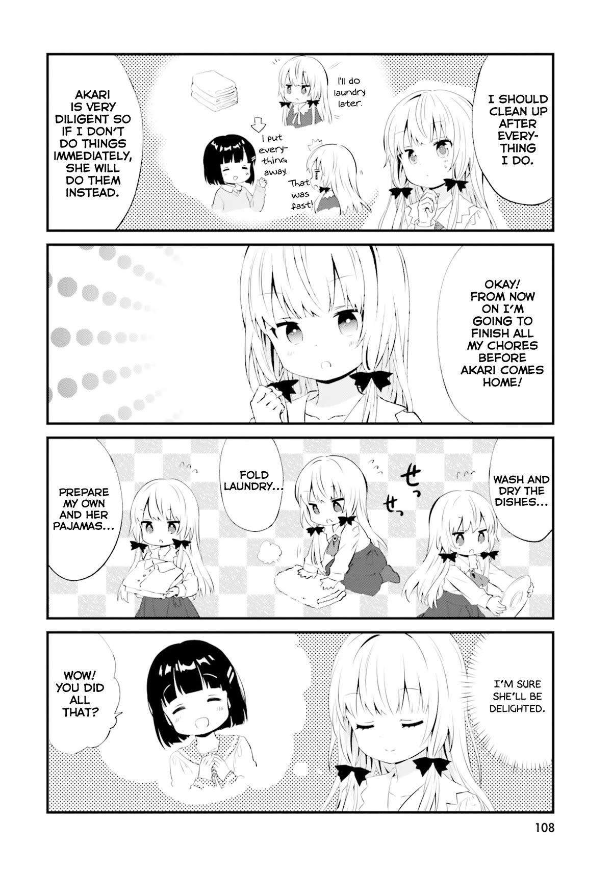 Tonari no Kyuuketsuki-san Chapter 70 page 4 - Chapter 70: Helpful Akari and Independent Sophie
