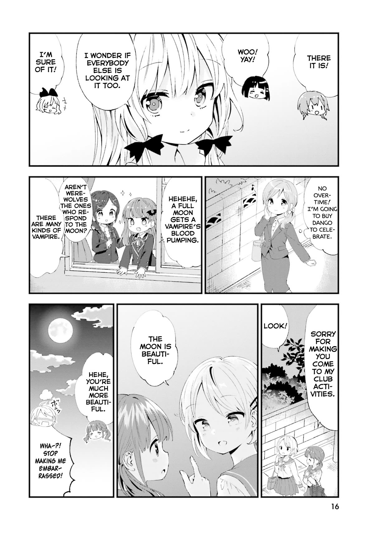 Tonari no Kyuuketsuki-san Chapter 73 page 6 - Chapter 73: Watching the Moon Together