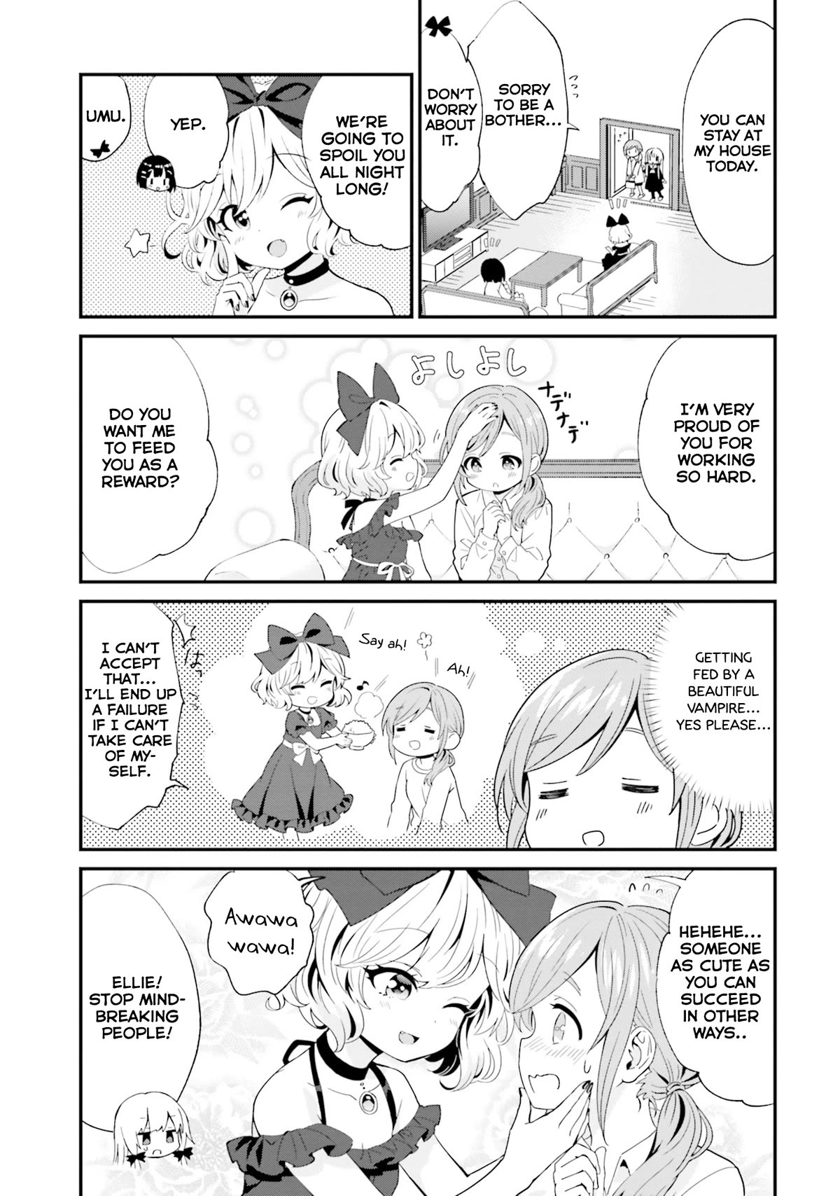 Tonari no Kyuuketsuki-san Chapter 75 page 3 - Chapter 75: Cheering Up Mizuki