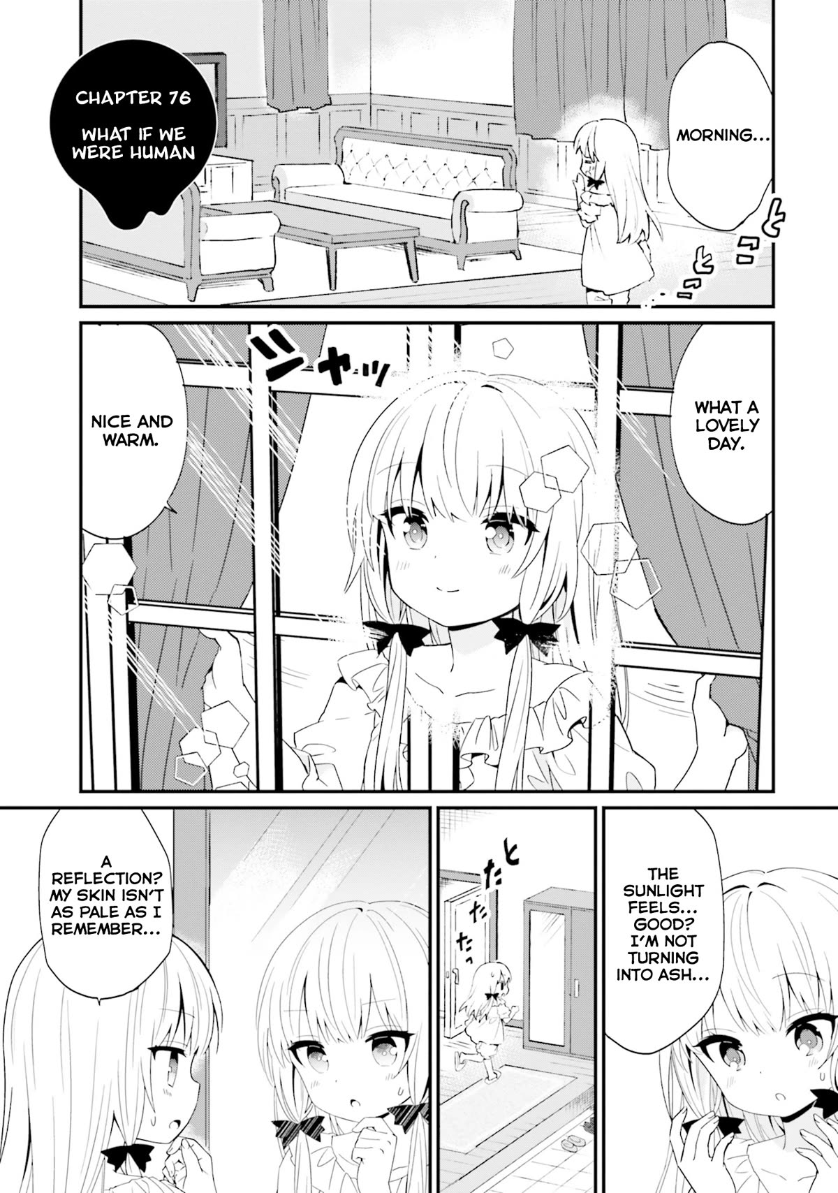 Tonari no Kyuuketsuki-san Chapter 76 page 1 - Chapter 76: What if We Were Human