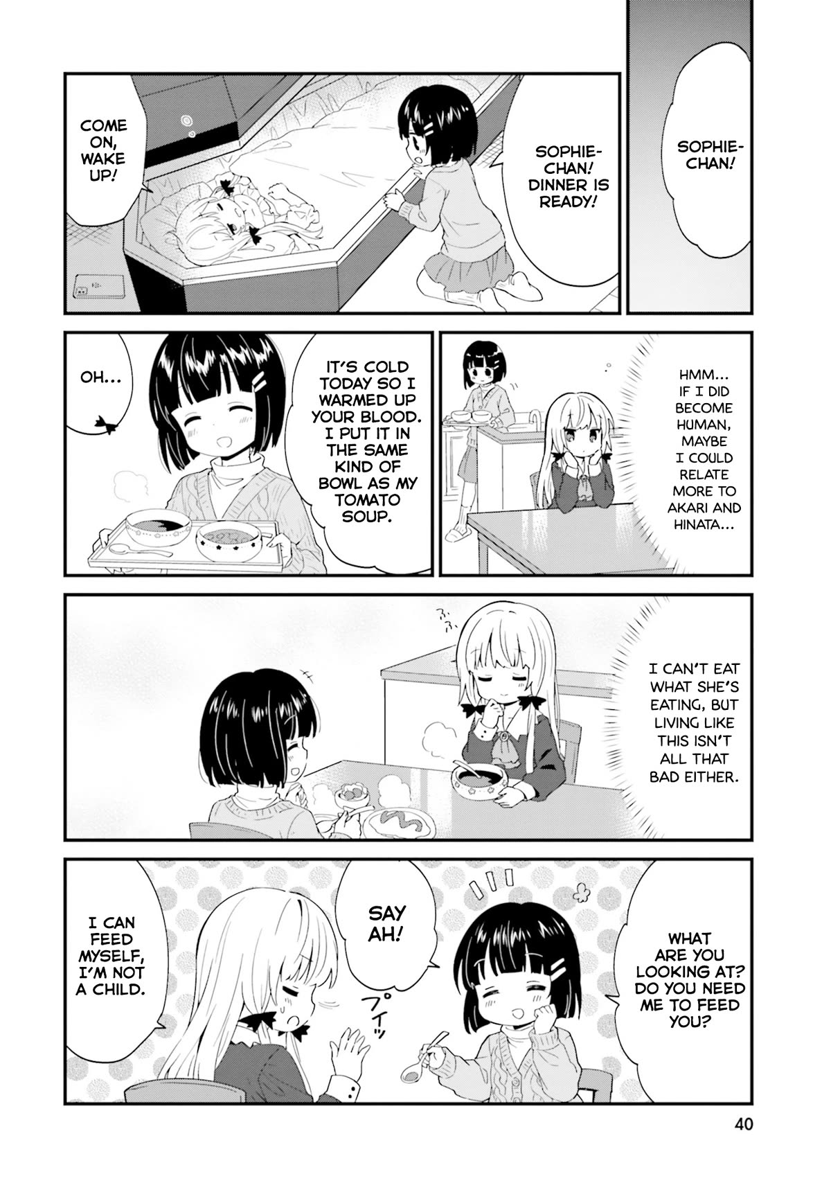 Tonari no Kyuuketsuki-san Chapter 76 page 6 - Chapter 76: What if We Were Human
