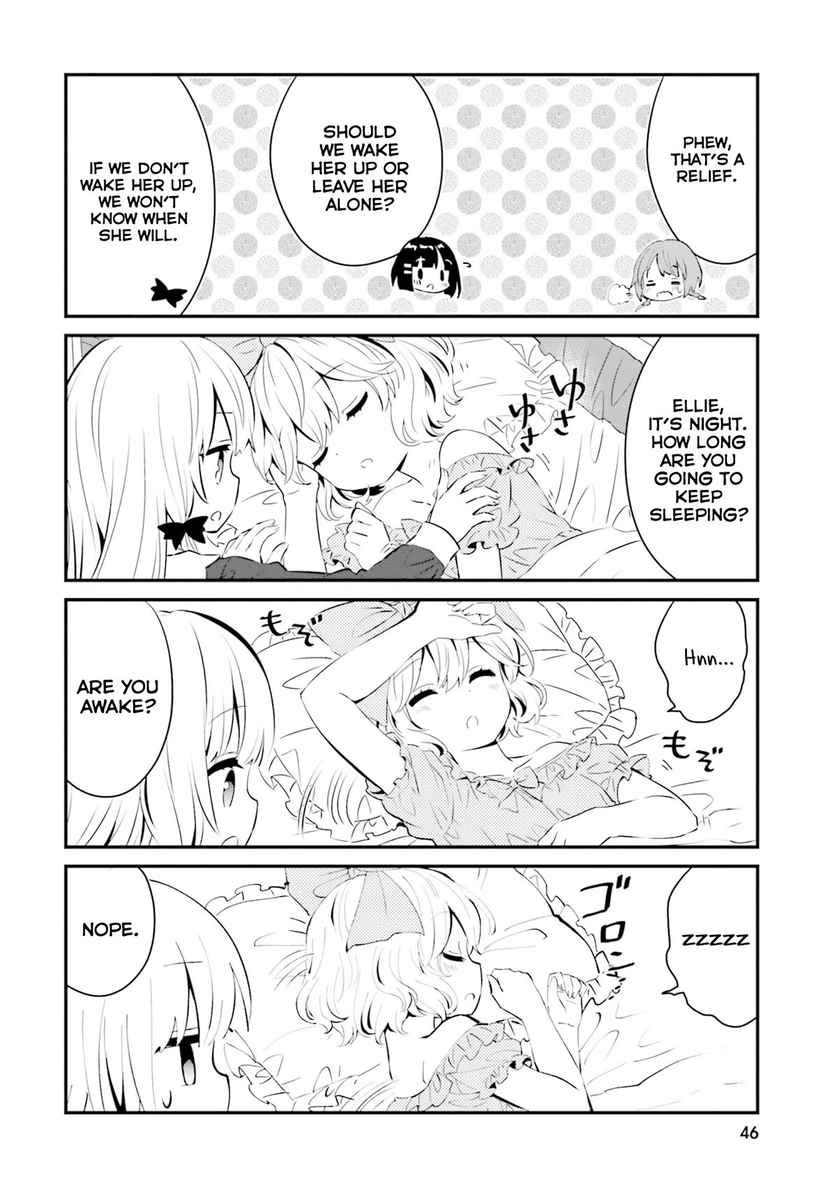 Tonari no Kyuuketsuki-san Chapter 77 page 4 - Chapter 77: Sleeping Beauty