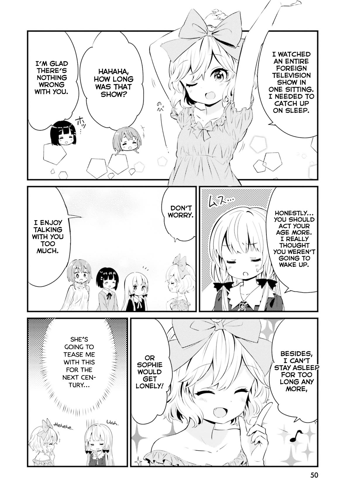 Tonari no Kyuuketsuki-san Chapter 77 page 8 - Chapter 77: Sleeping Beauty