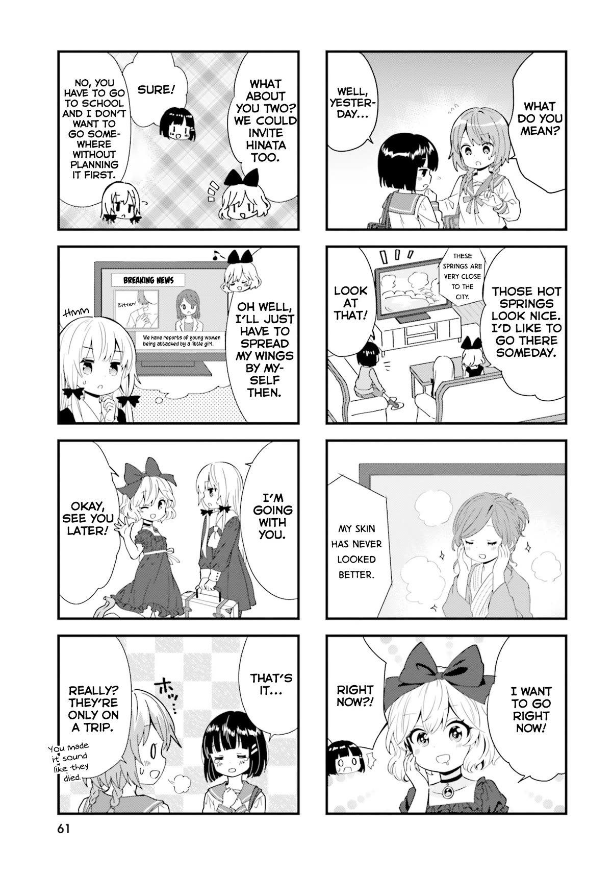 Tonari no Kyuuketsuki-san Chapter 79 page 3 - Chapter 79: Days Without Sophie