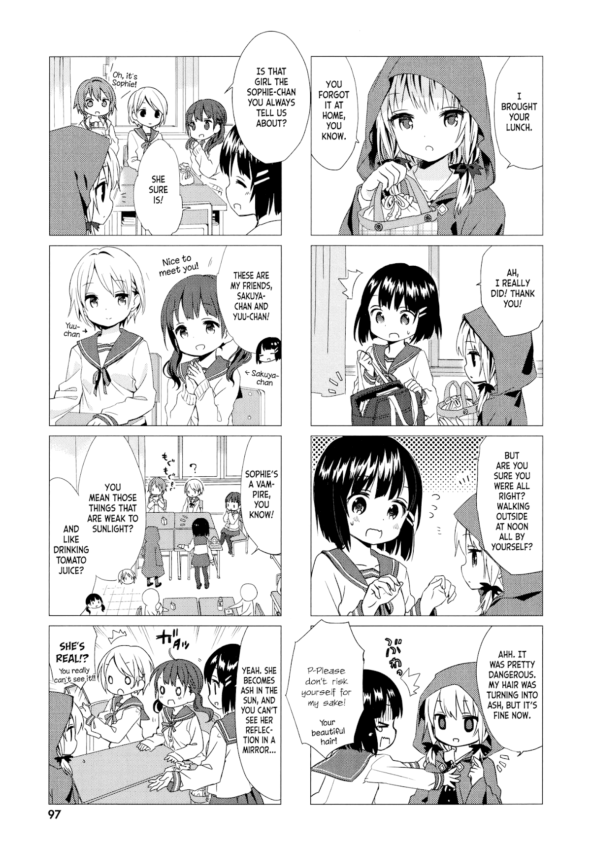 Tonari no Kyuuketsuki-san Chapter 8 page 3 - Chapter 8: A Vampire Going To School
