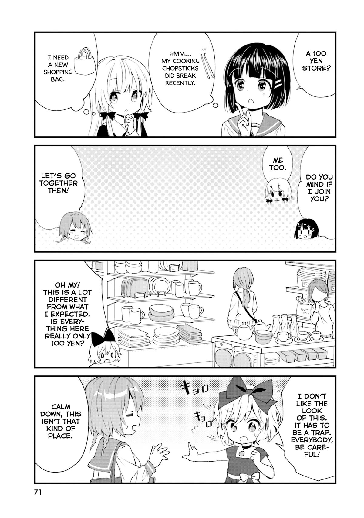 Tonari no Kyuuketsuki-san Chapter 80 page 3 - Chapter 80: Let's Go to a 100 Yen Store