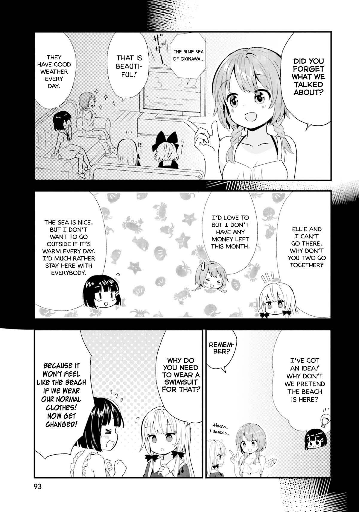 Tonari no Kyuuketsuki-san Chapter 83 page 3 - Chapter 83: Summer, Swimsuits, Staying at Home