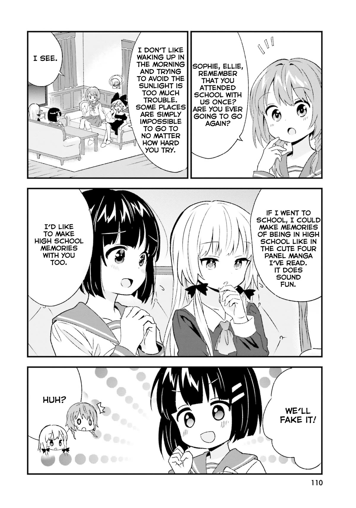 Tonari no Kyuuketsuki-san Chapter 85 page 2 - Chapter 85: Sailor Uniforms and High Schoolers