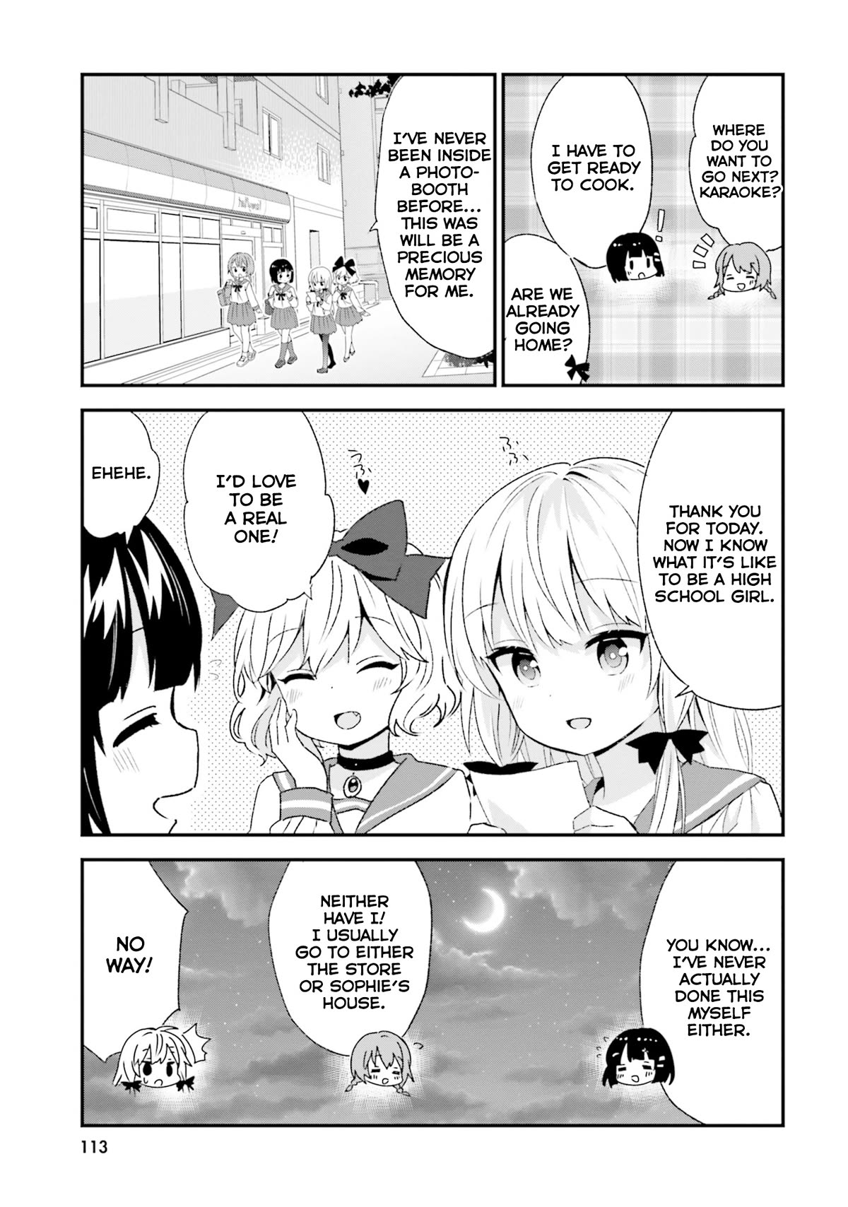 Tonari no Kyuuketsuki-san Chapter 85 page 5 - Chapter 85: Sailor Uniforms and High Schoolers