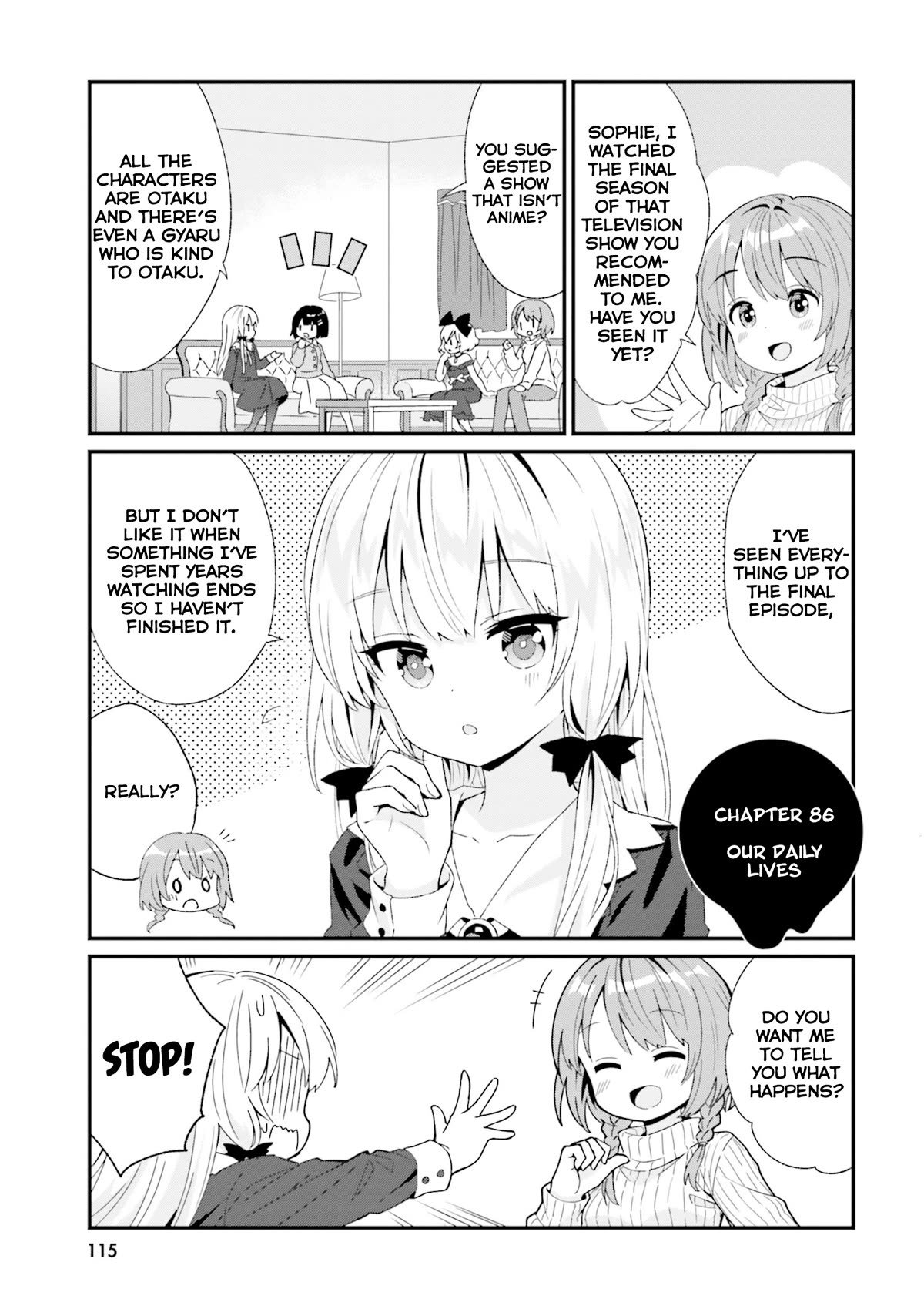 Tonari no Kyuuketsuki-san Chapter 86 page 1 - Chapter 86: Our Daily Lives [END]