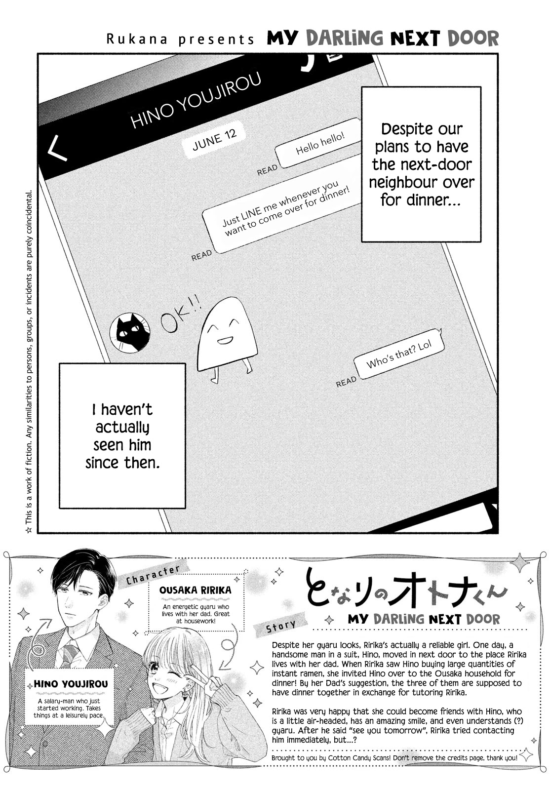 Tonari no Otona-kun Chapter 2 page 3 - Chapter 2: Magic of Suits