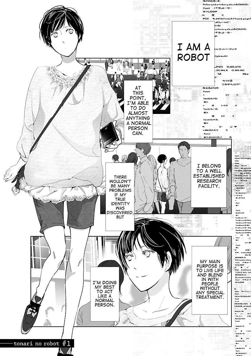 Tonari no Robot Chapter 1 page 5 - Chapter 1 : #1