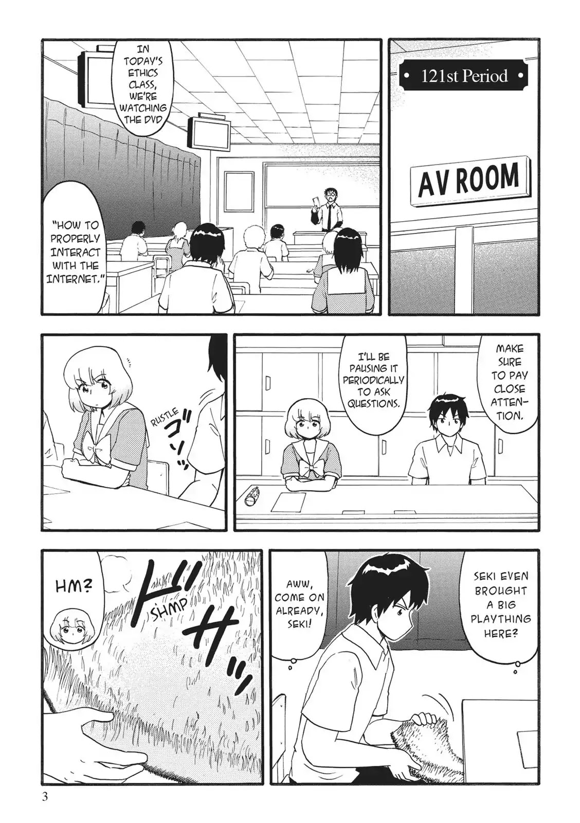 Tonari no Seki-kun Chapter 121 page 4 - Chapter 121