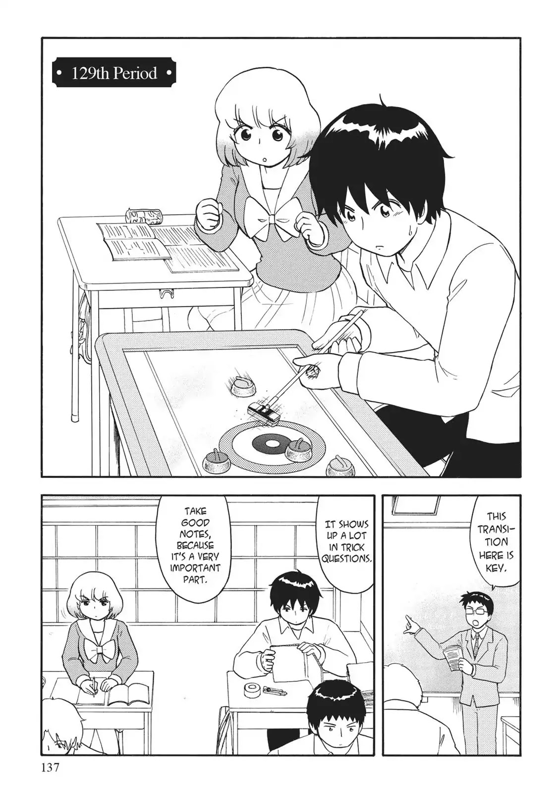 Tonari no Seki-kun Chapter 129 page 1 - Chapter 129: Period 129