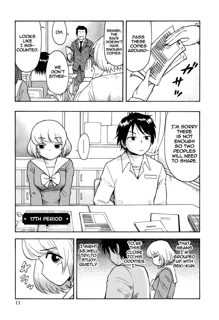 Tonari no Seki-kun Chapter 17.2 page 1 - Chapter 17 v2 : 17th Period